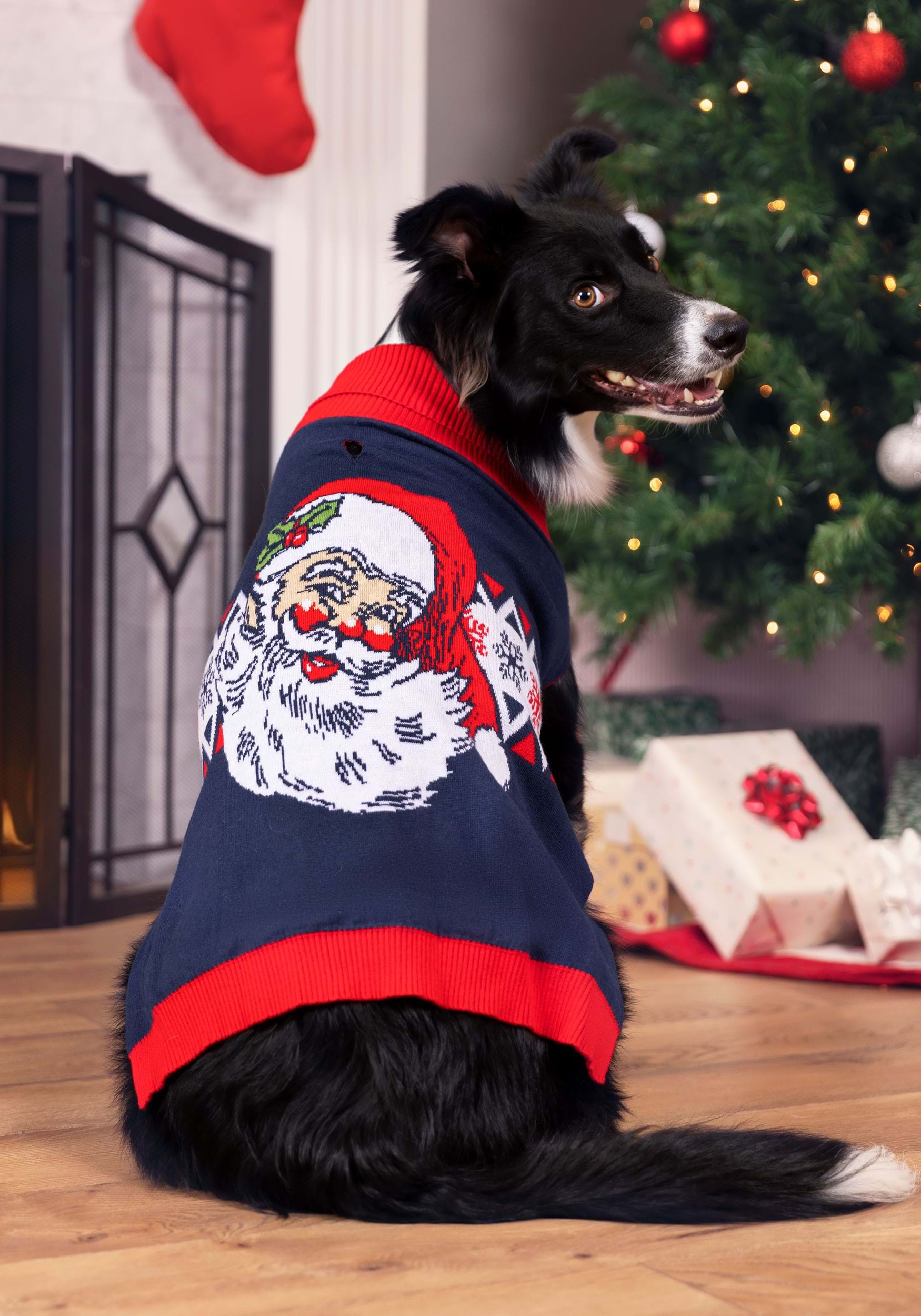Vintage Santa Sweater for Dogs