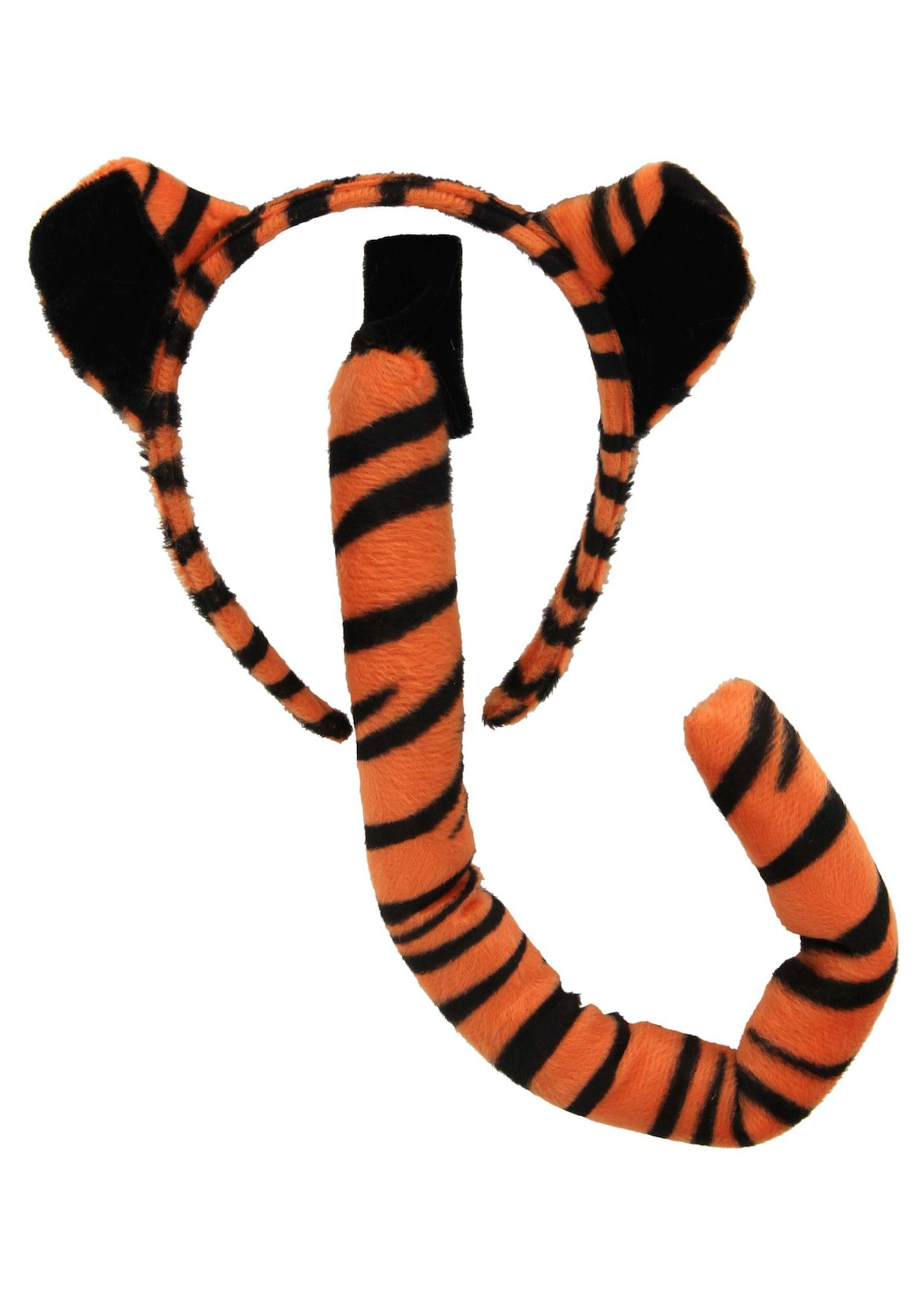 Tiger Ears & Tail Costume Set