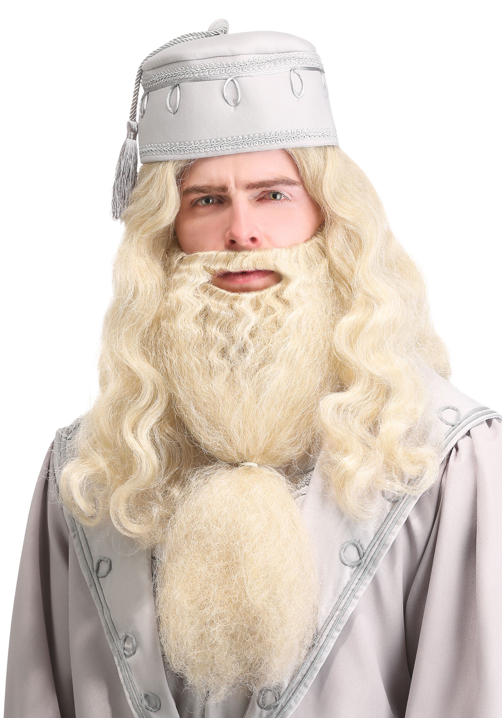 Headmaster Wizard Adult Costume Wig and Beard