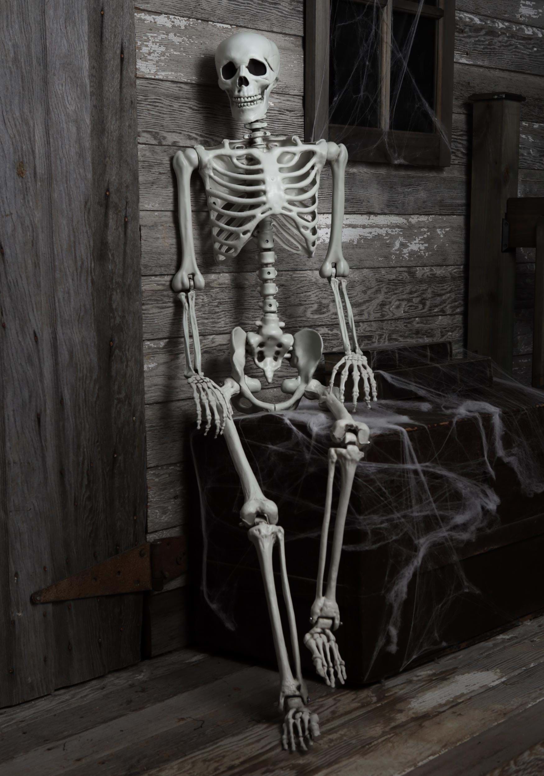 5FT Life Size Georgie the Skeleton Posable Decoration
