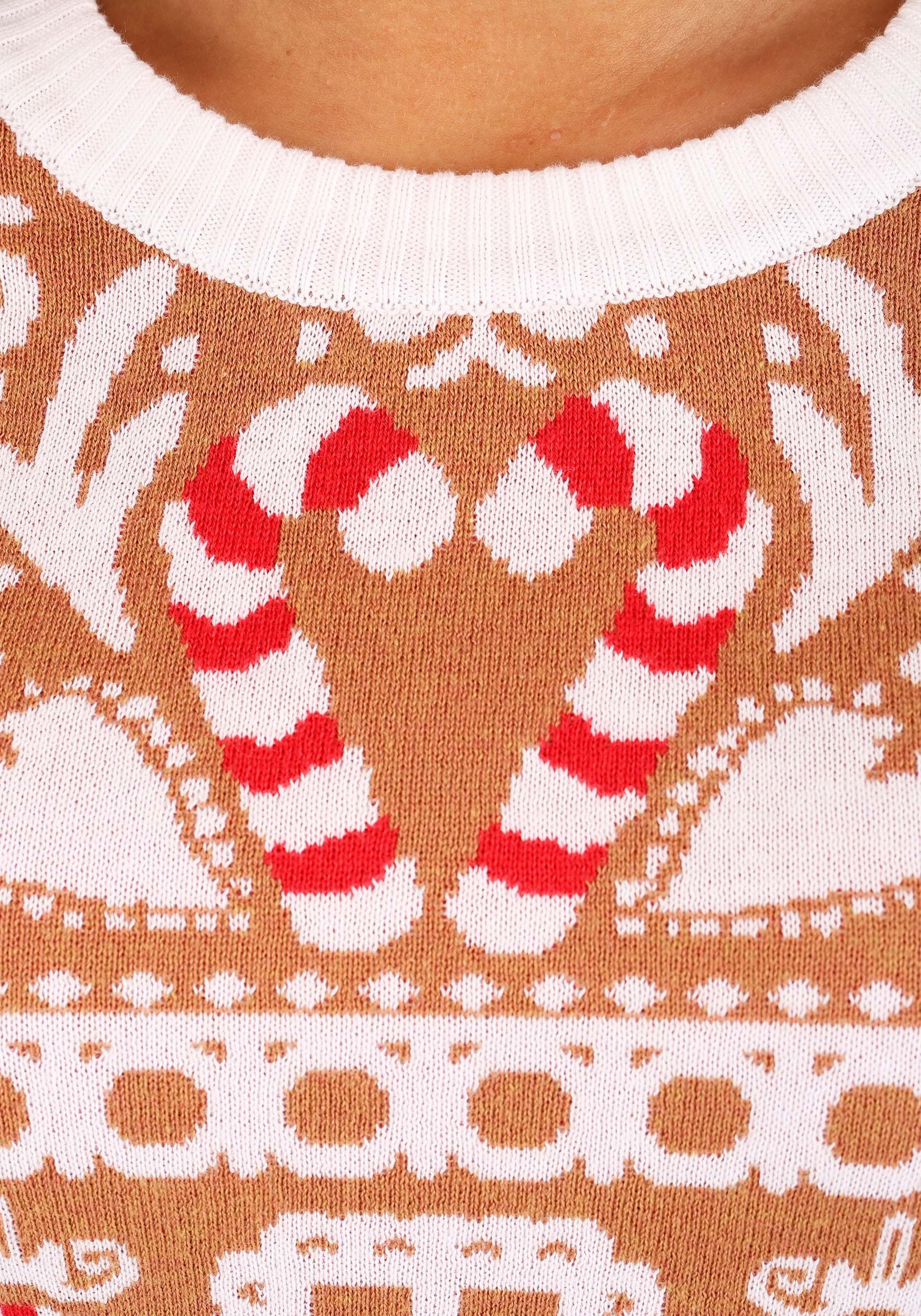 Gingerbread House Ugly Christmas Sweater for Women
