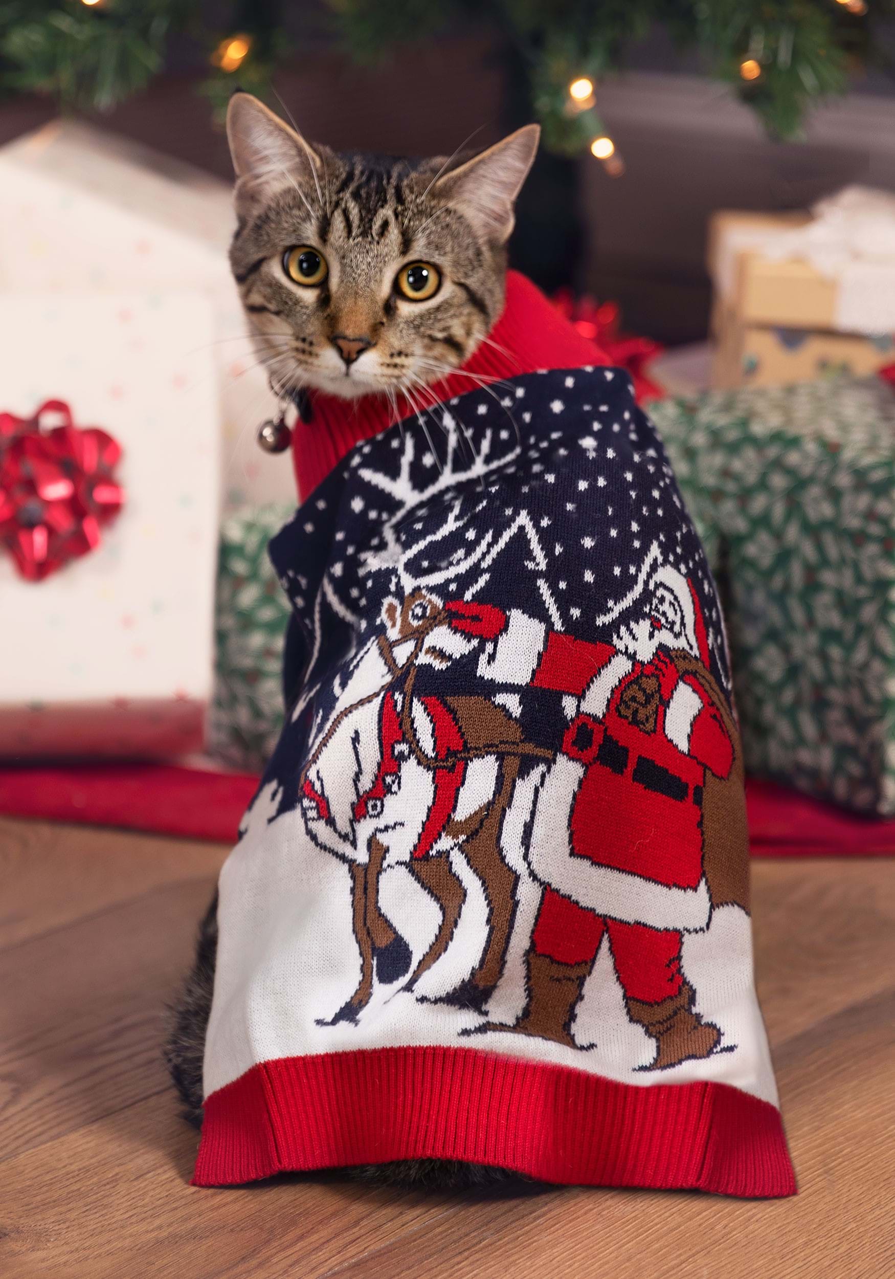 Pet Santa and Reindeer Sweater 2 Pet Santa and Reindeer Sweater