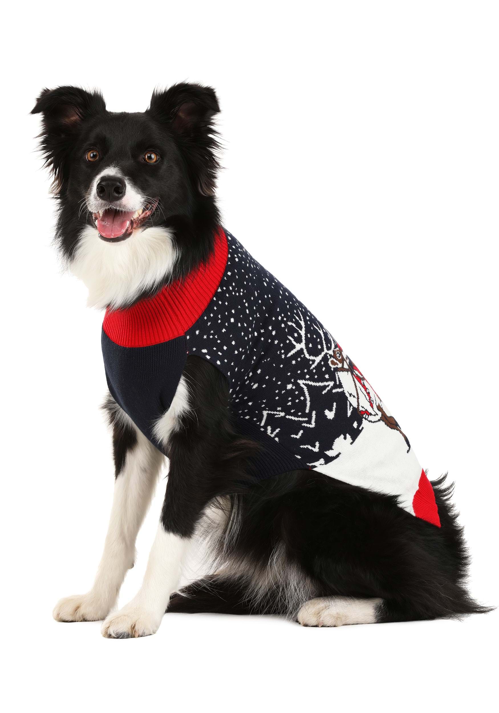Pet Santa and Reindeer Sweater 5 Pet Santa and Reindeer Sweater