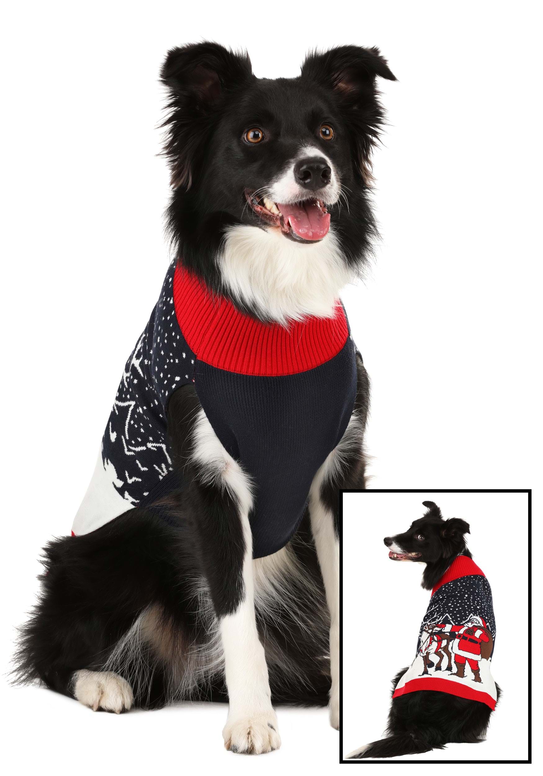 Pet Santa and Reindeer Sweater 7 Pet Santa and Reindeer Sweater