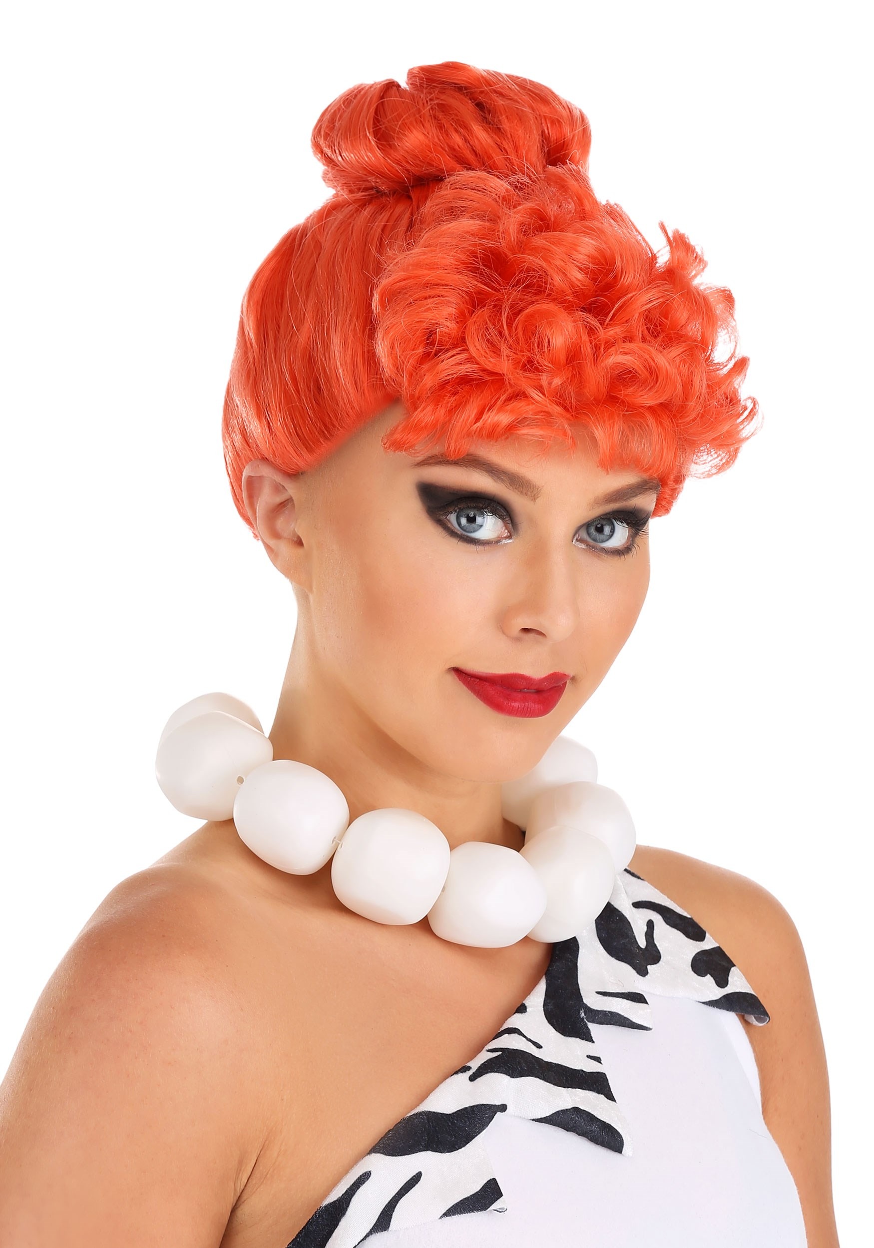 Deluxe Cartoon Cavewoman Costume Women's Wig