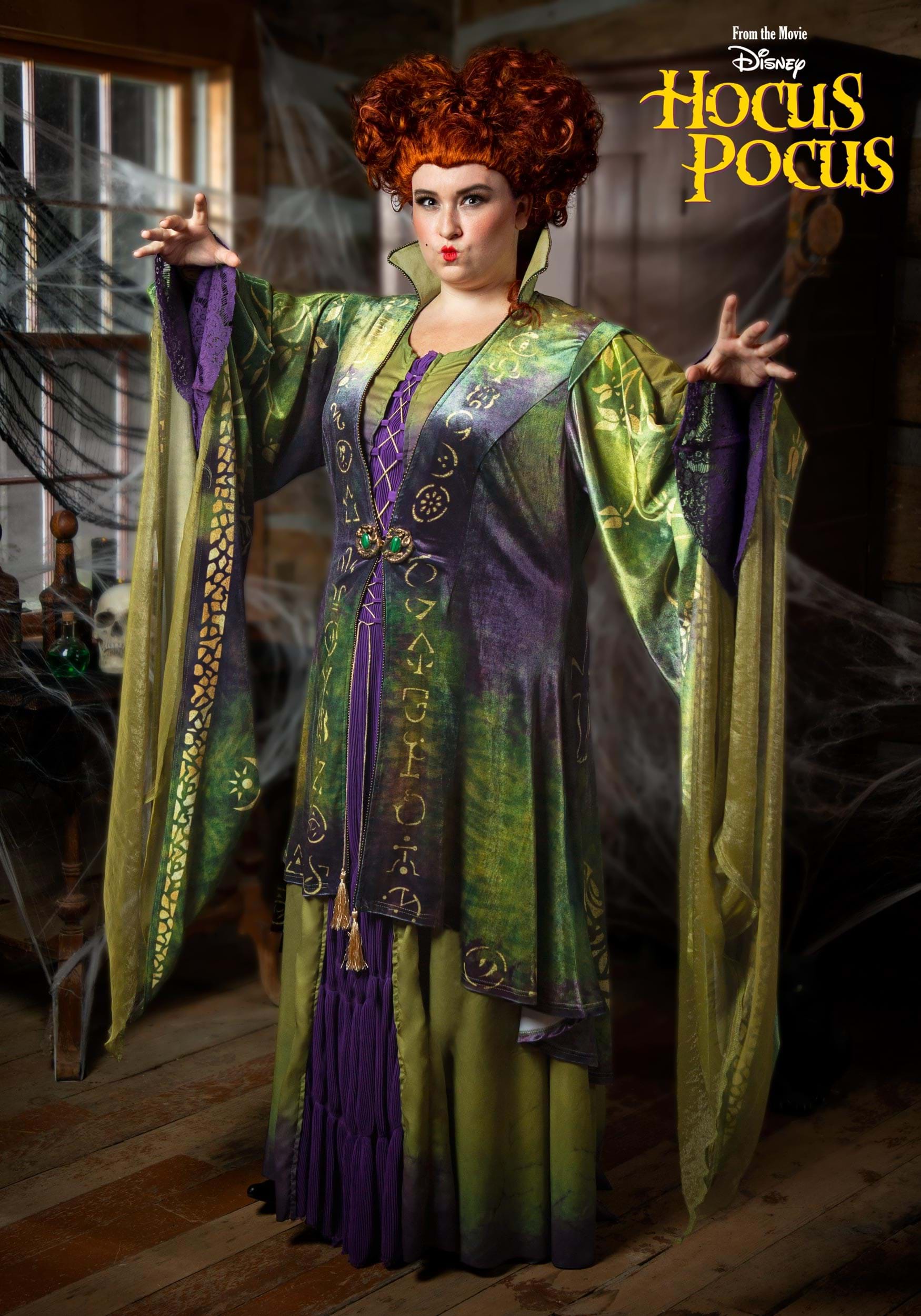 Winifred Sanderson Costume for Plus Size Women from Disney's Hocus Pocus