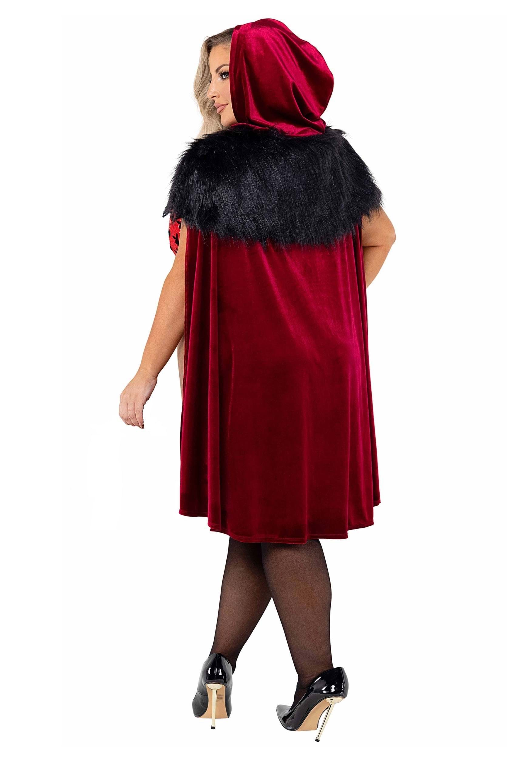 Women's Plus Size Playboy Red Riding Hood Costume