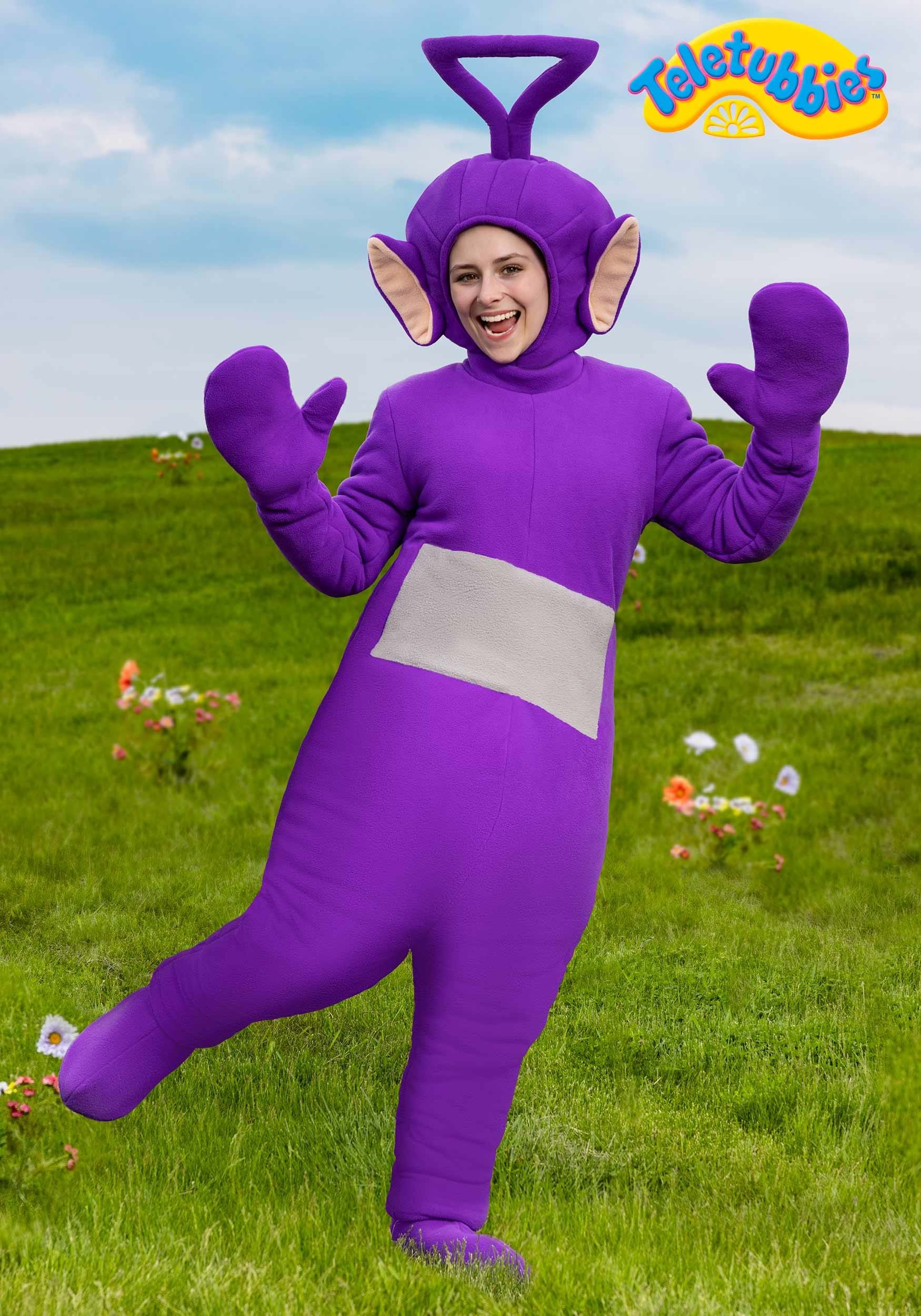 Tinky Winky Teletubbies Adult Costume 1 Tinky Winky Teletubbies Adult Costume