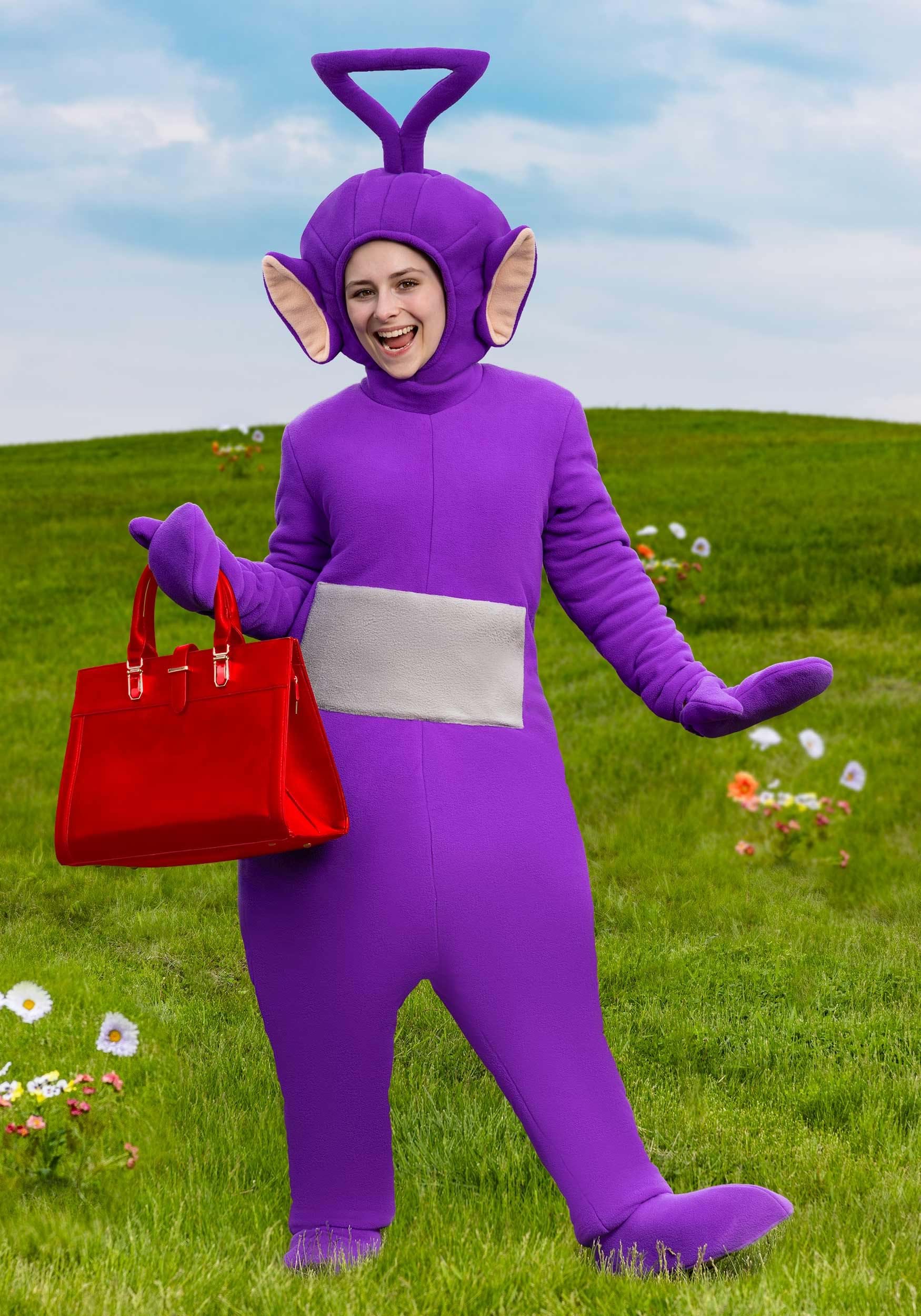 Tinky Winky Teletubbies Adult Costume 2 Tinky Winky Teletubbies Adult Costume