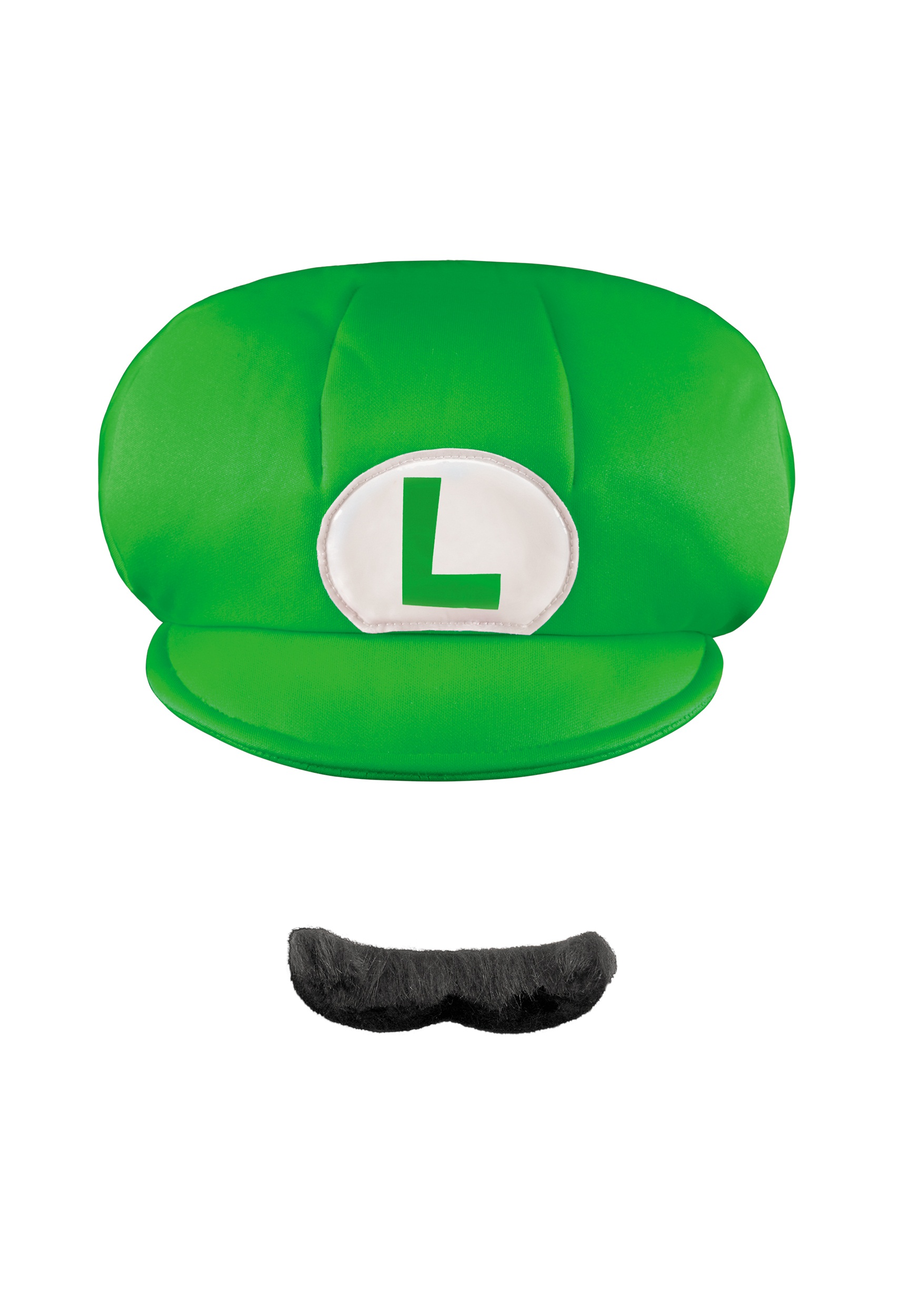 Super Mario Bros. Luigi Hat and Mustache Costume Kit for Kids