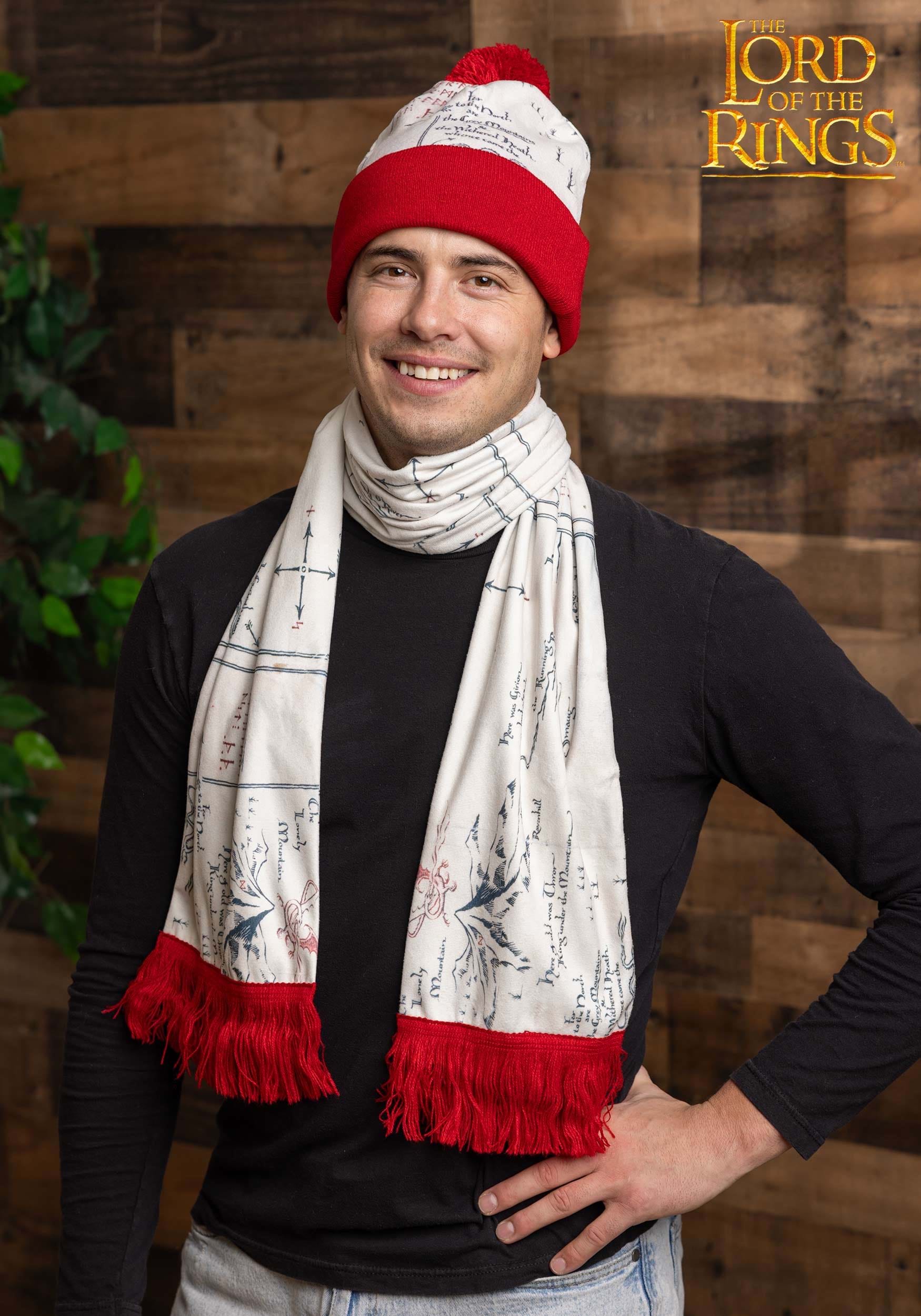 The Hobbit Knit Hat & Scarf Set for Adults