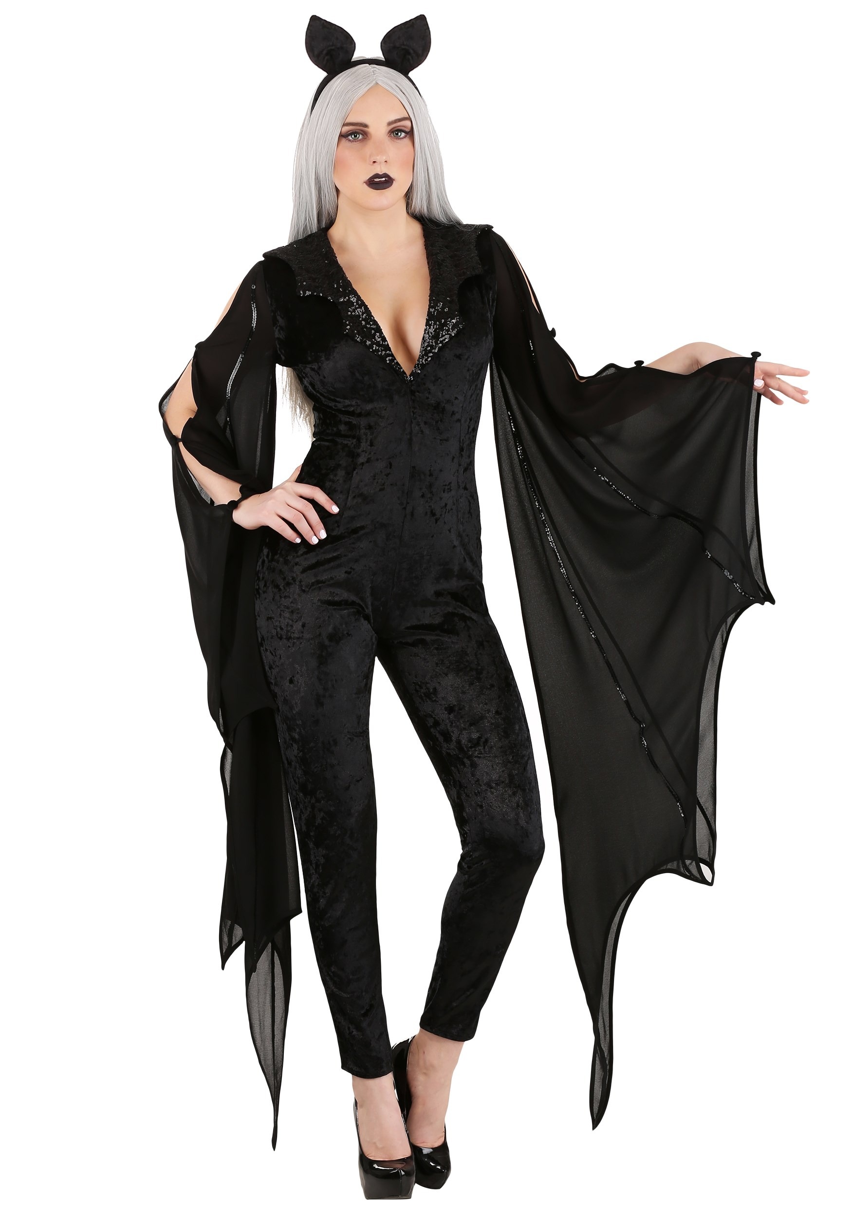 Midnight Bat Women's Costume 3 Midnight Bat Women's Costume