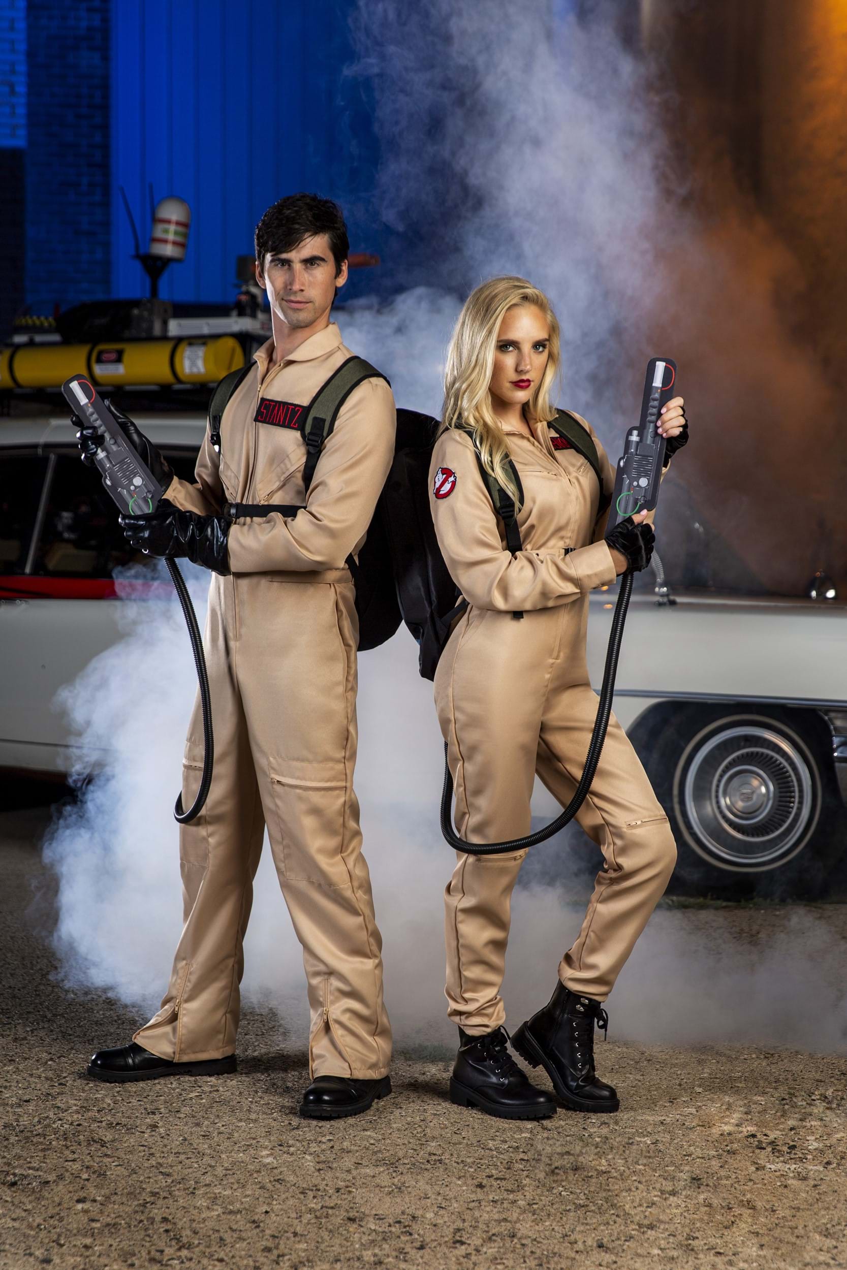 Women's Plus Size Ghostbusters Jumpsuit Costume