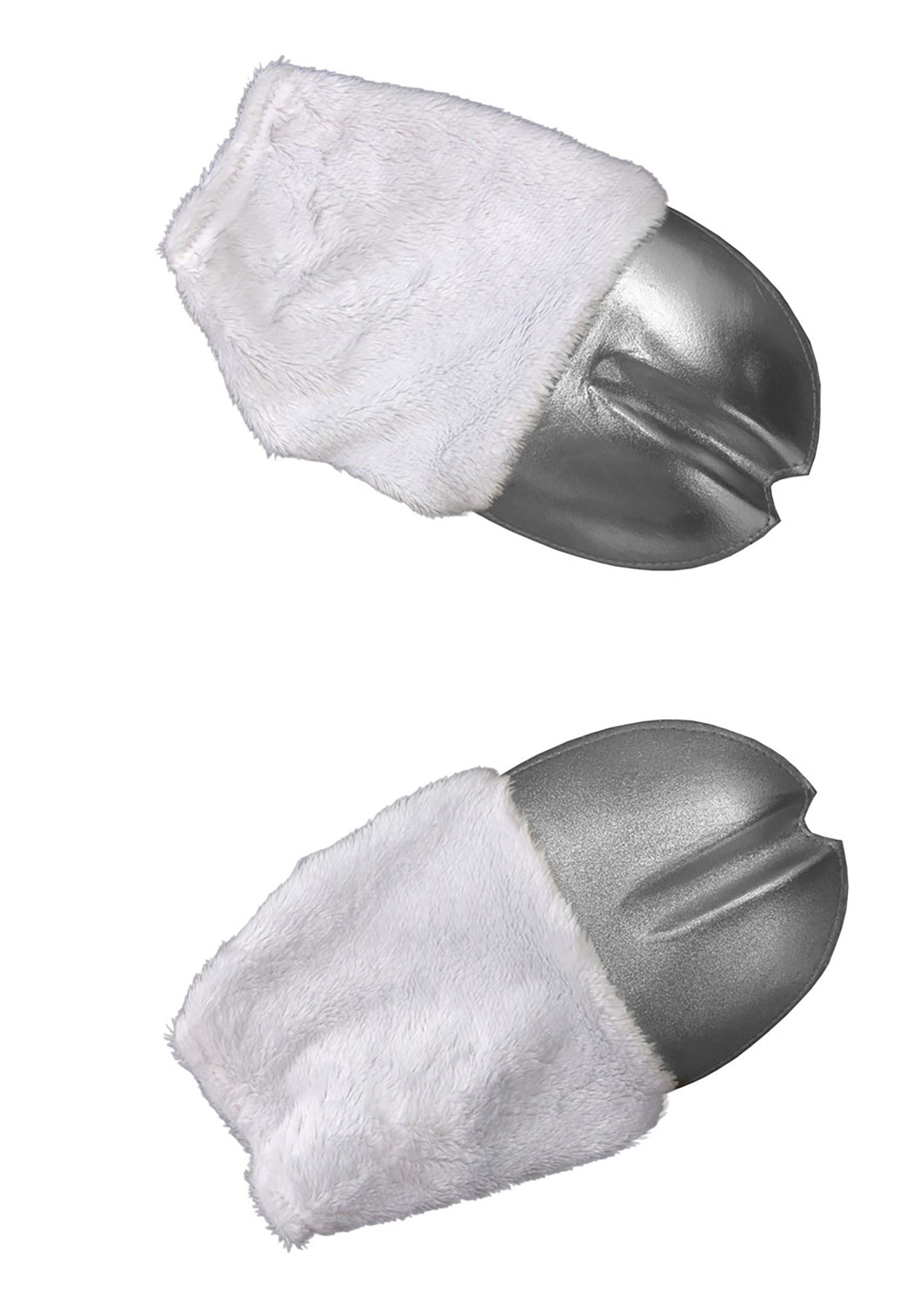 Front Hooves for Unicorn Costume Silver 4 Front Hooves for Unicorn Costume Silver