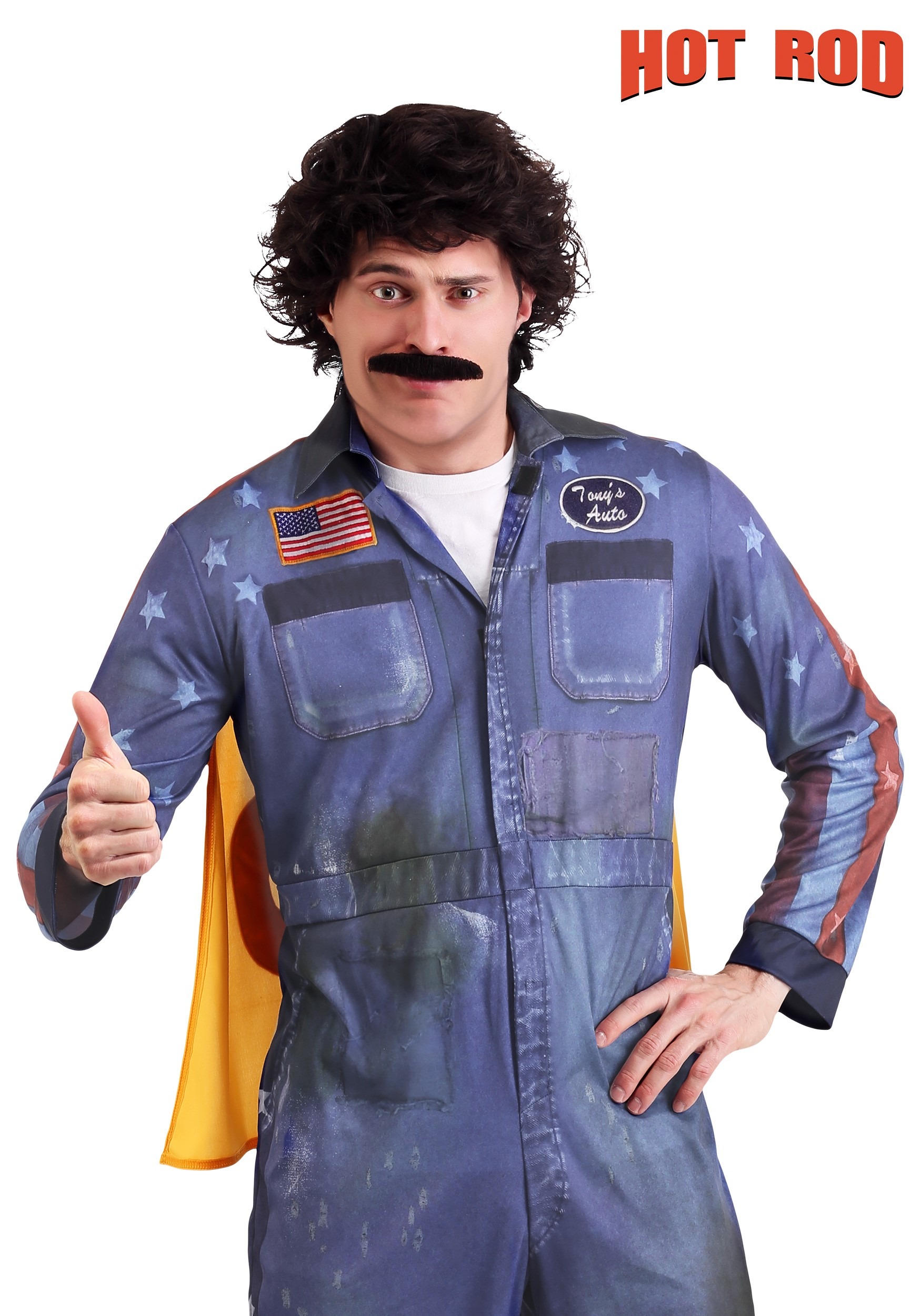Hot Rod Rod Kimble Wig and Mustache 1 Hot Rod Rod Kimble Wig and Mustache