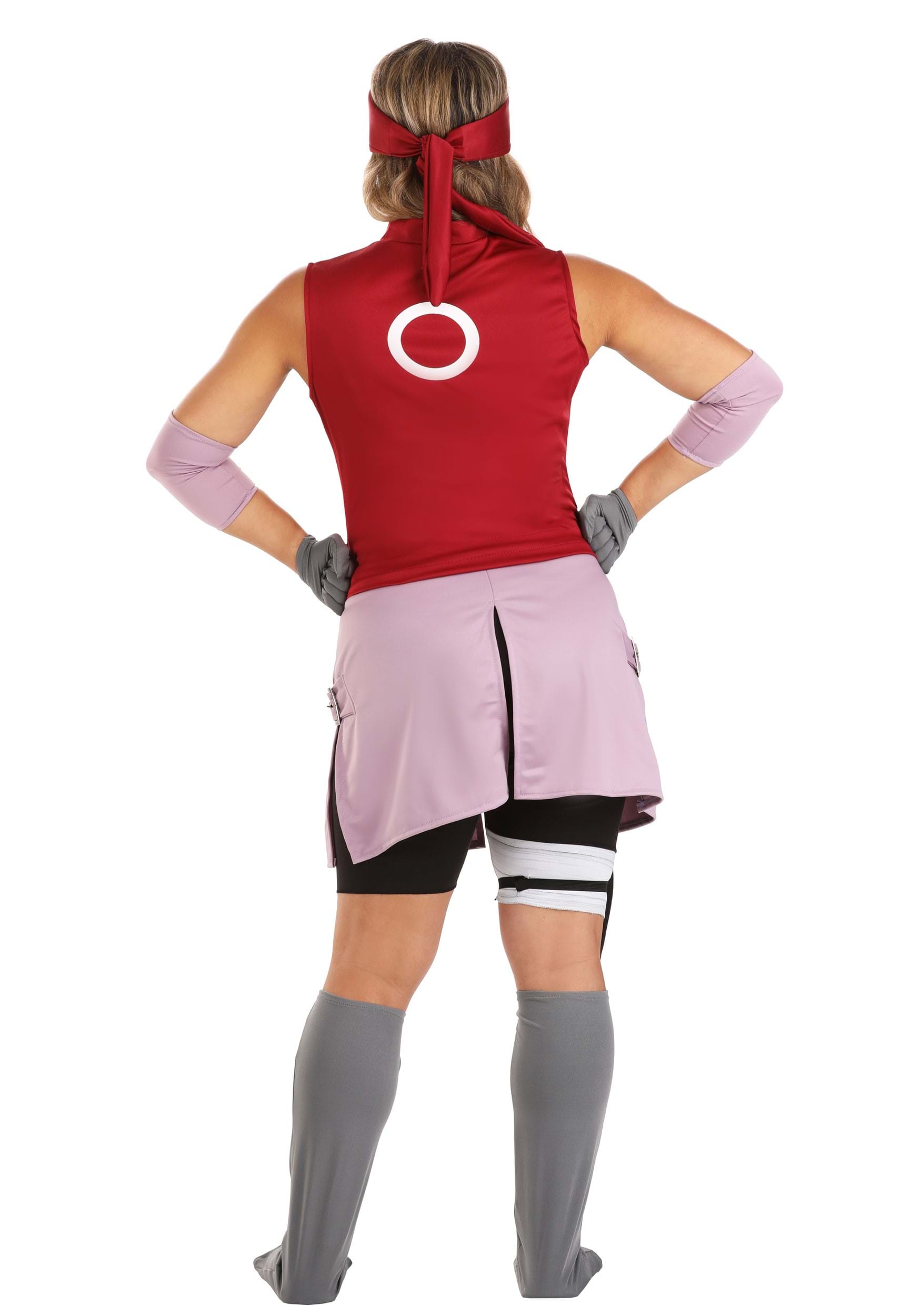 Women's Naruto Shippuden Sakura Haruno Costume 6 Women's Naruto Shippuden Sakura Haruno Costume