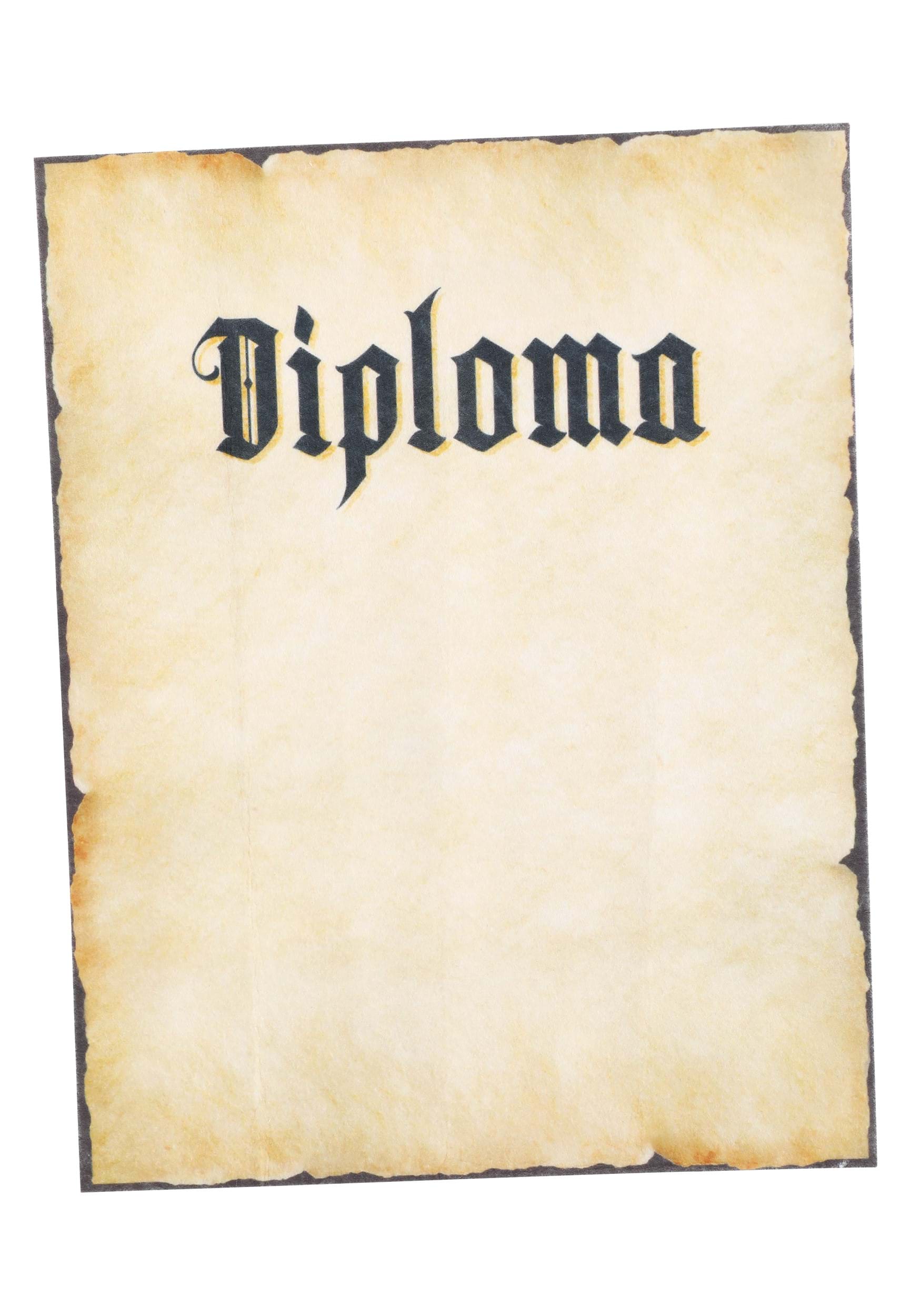 Fake Diploma Prop Accessory