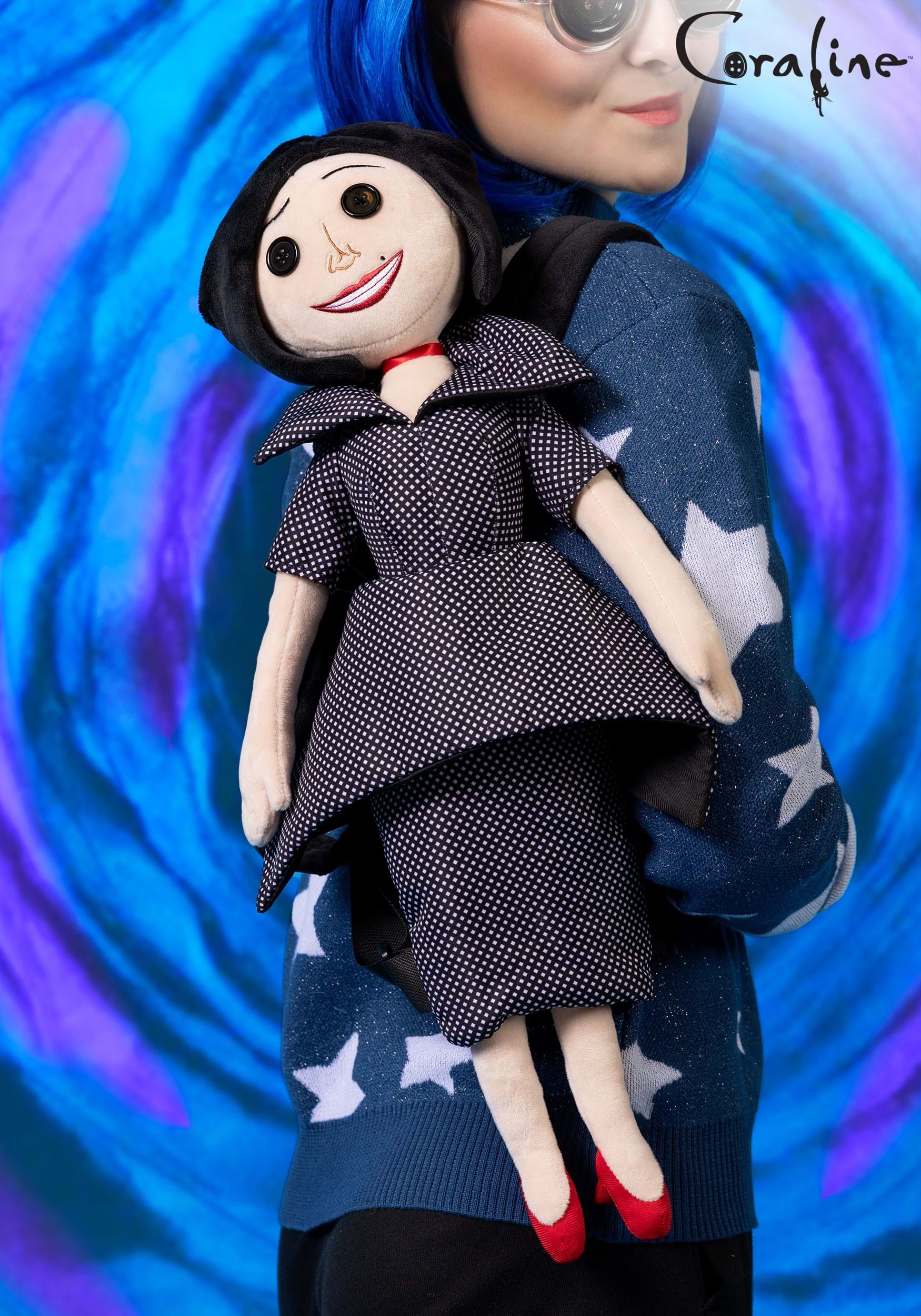 Plush Coraline Other Mother Backpack
