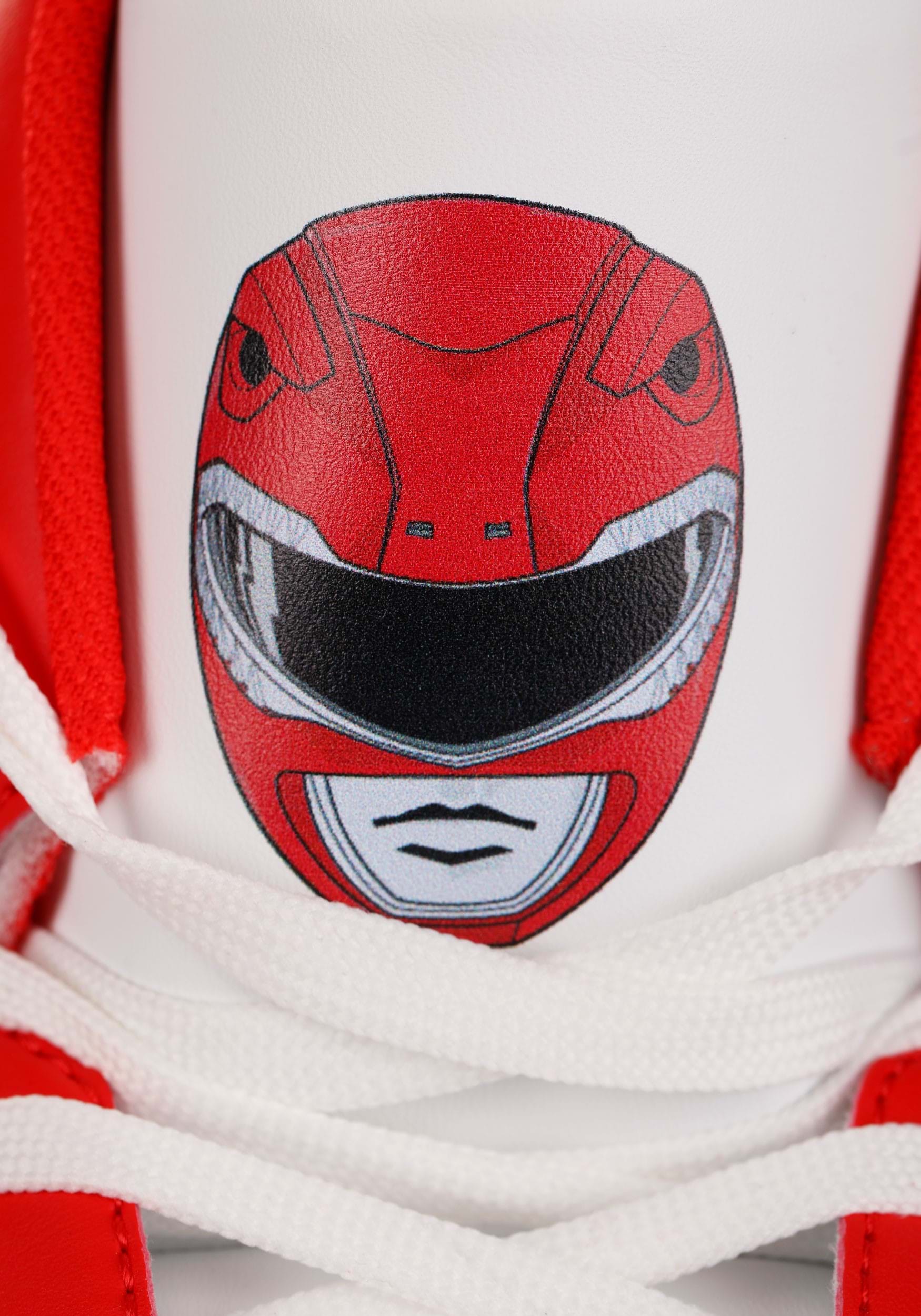 Adult Red Power Rangers Costume Inspired Sneakers
