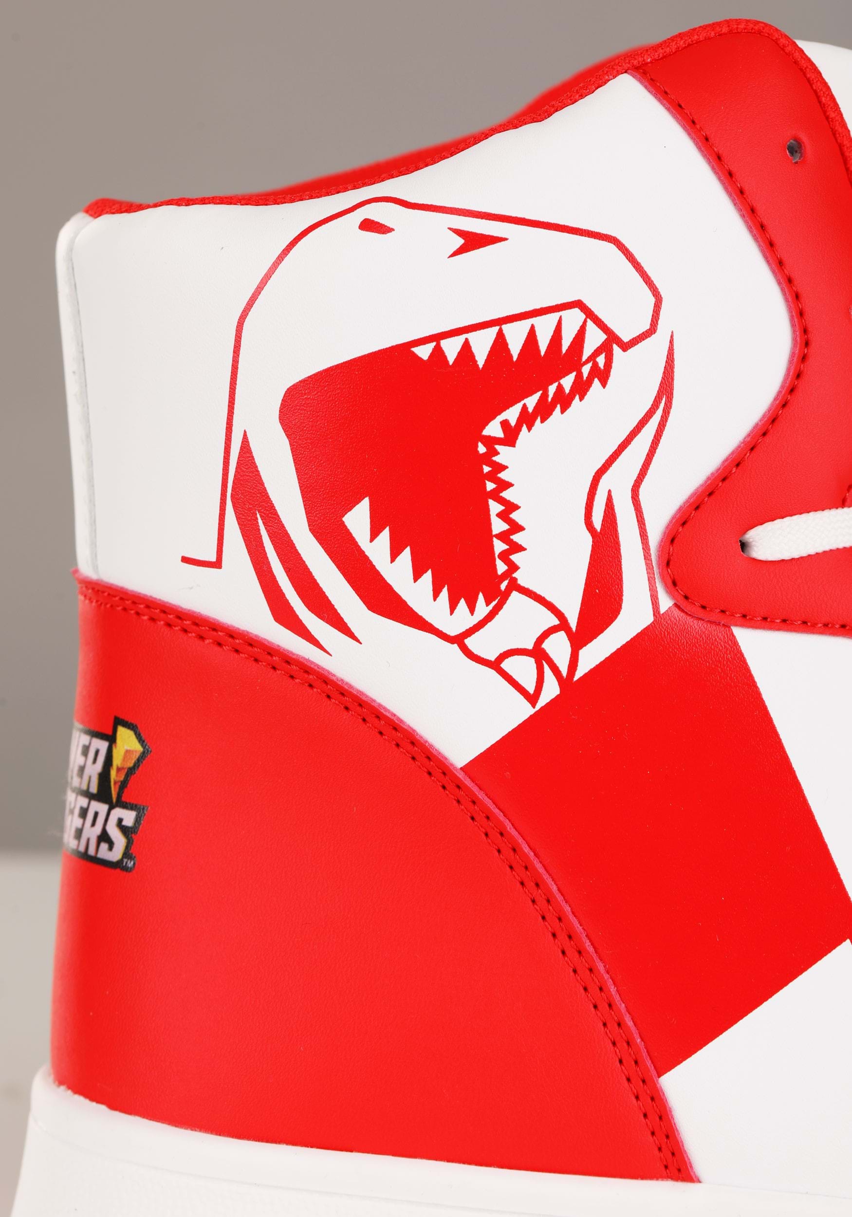 Adult Red Power Rangers Costume Inspired Sneakers