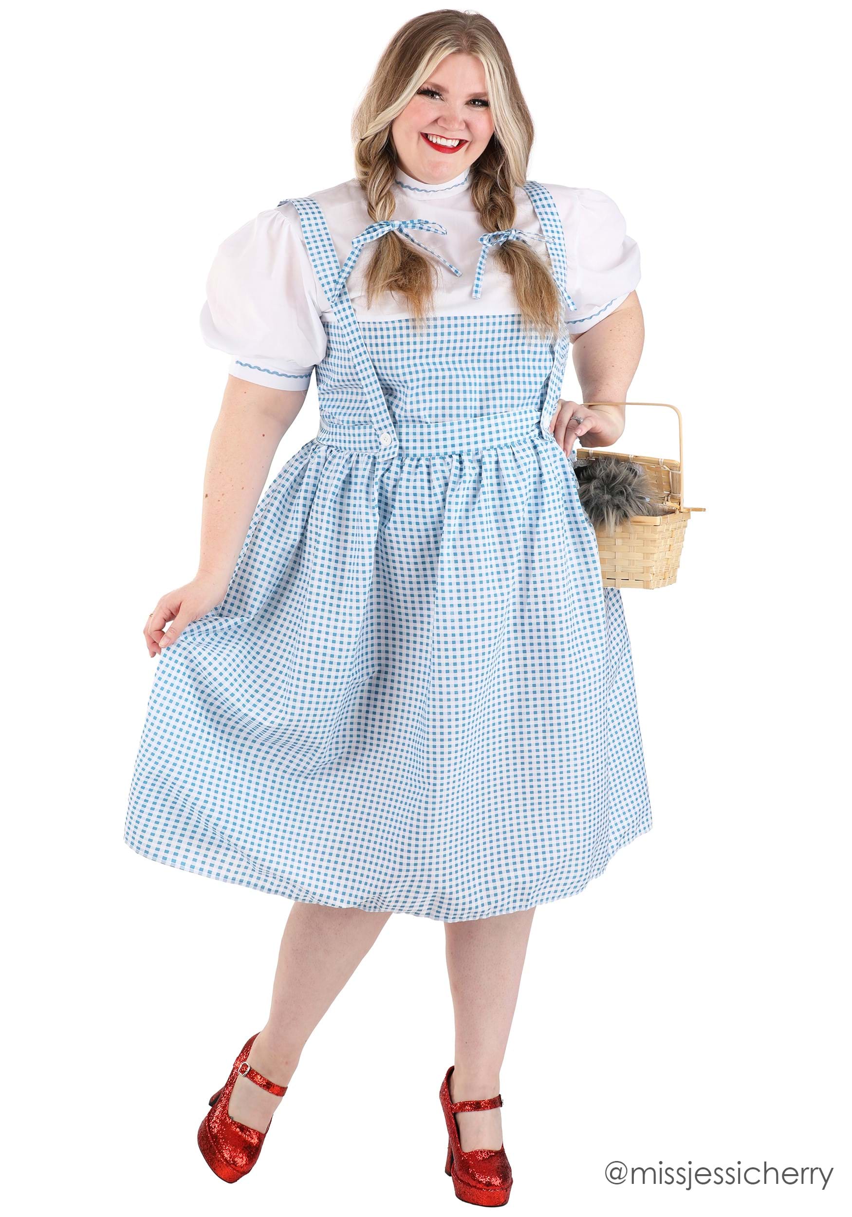 Plus Size Women's Kansas Girl Costume Dress 1 Plus Size Women's Kansas Girl Costume Dress