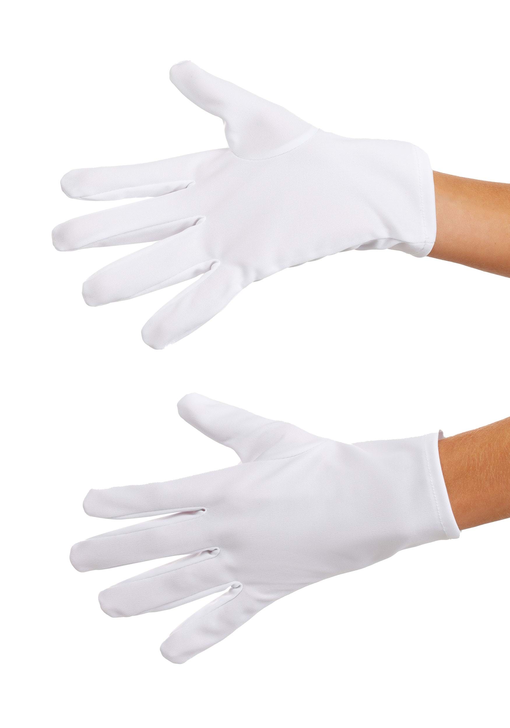 Adult White Gloves 1 Adult White Gloves
