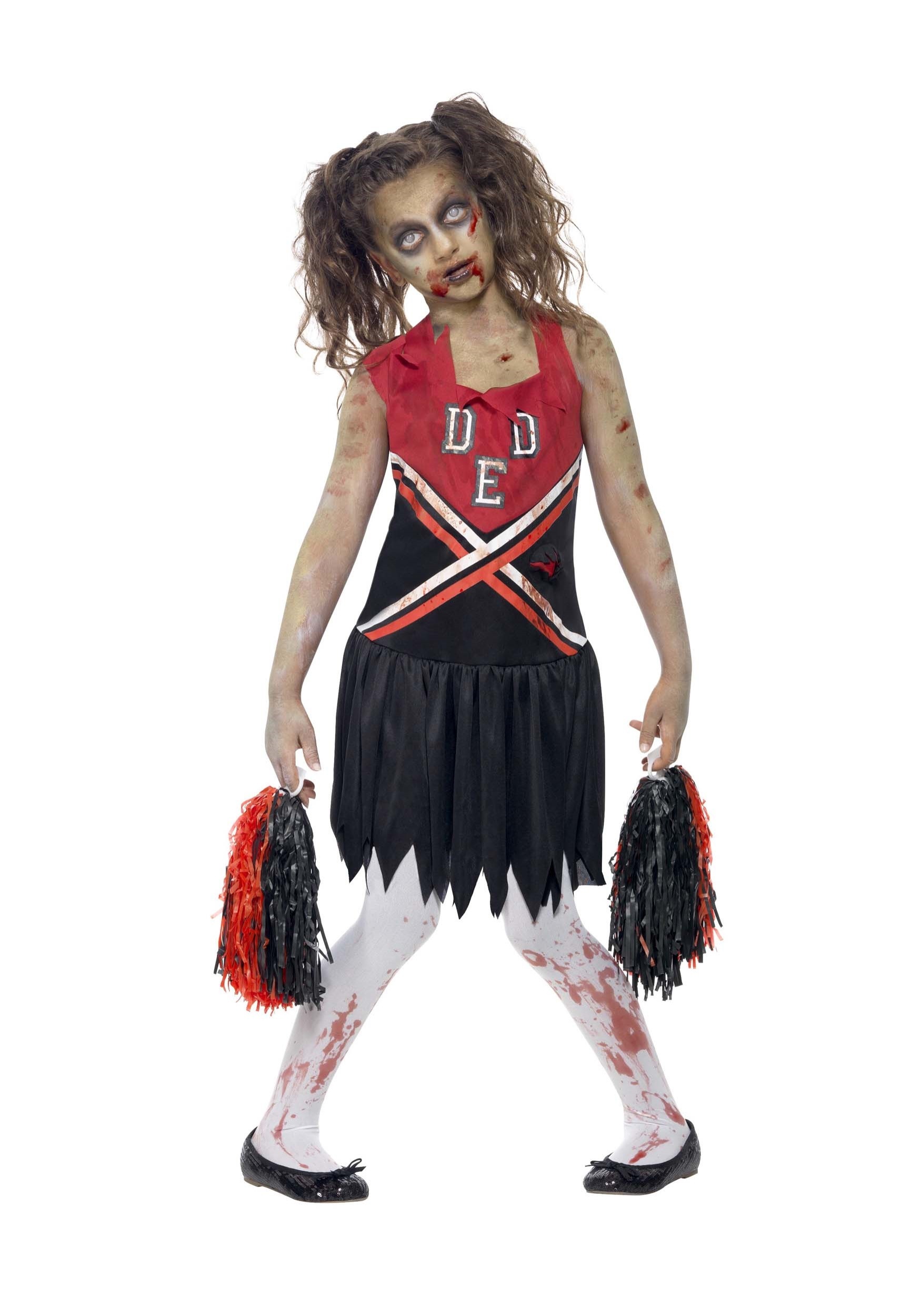 Zombie Cheerleader Girl's Costume