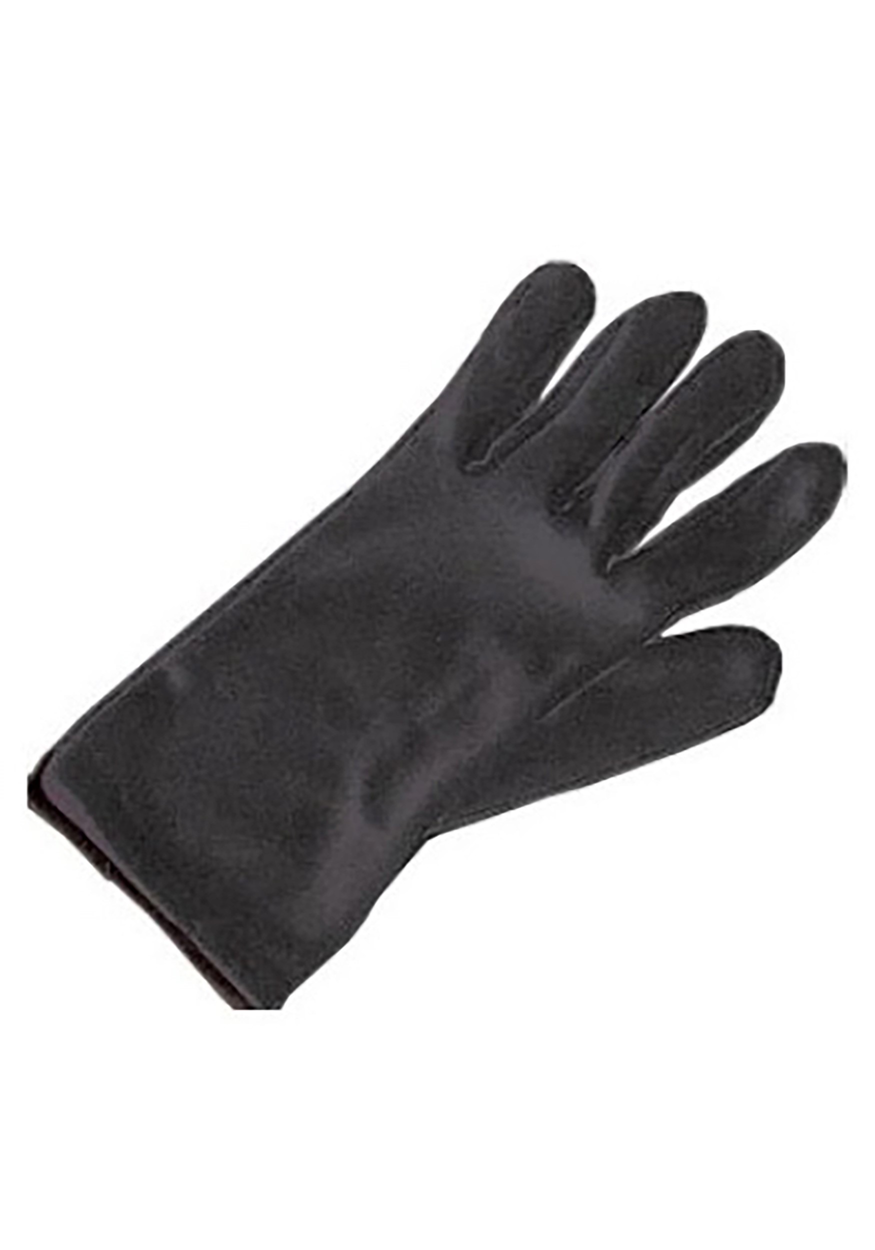Black Kid's Costume Gloves