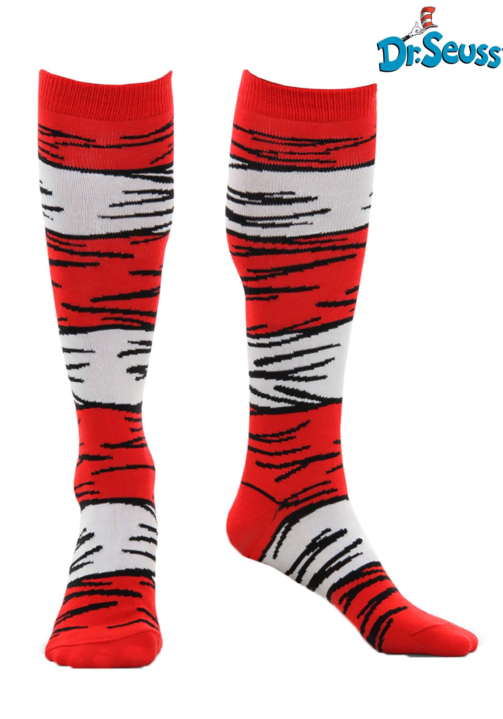 The Cat in the Hat Kid's Costume Socks 1 The Cat in the Hat Kid's Costume Socks
