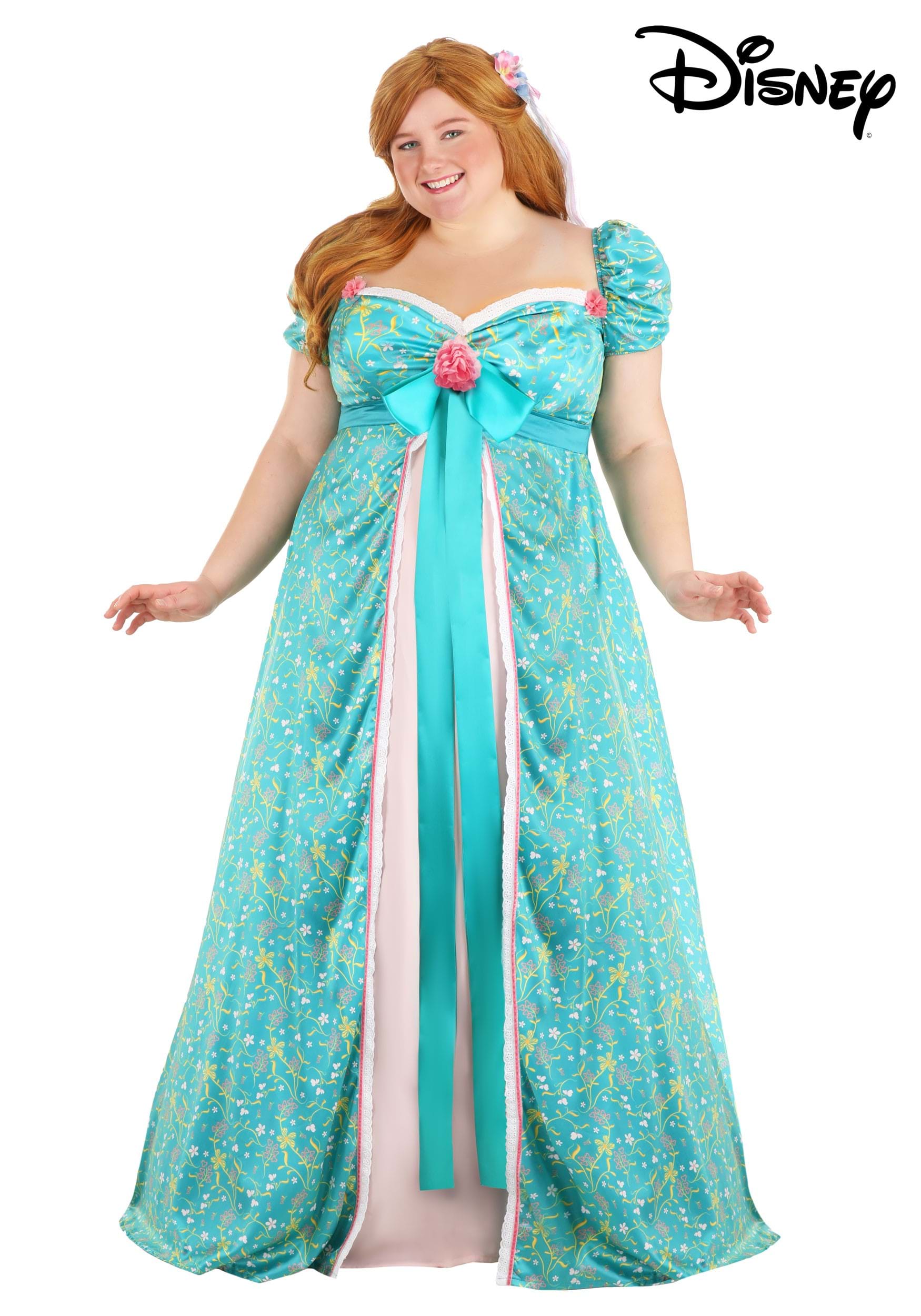 Women's Plus Size Disney Enchanted Giselle Costume Dress 1 Women's Plus Size Disney Enchanted Giselle Costume Dress