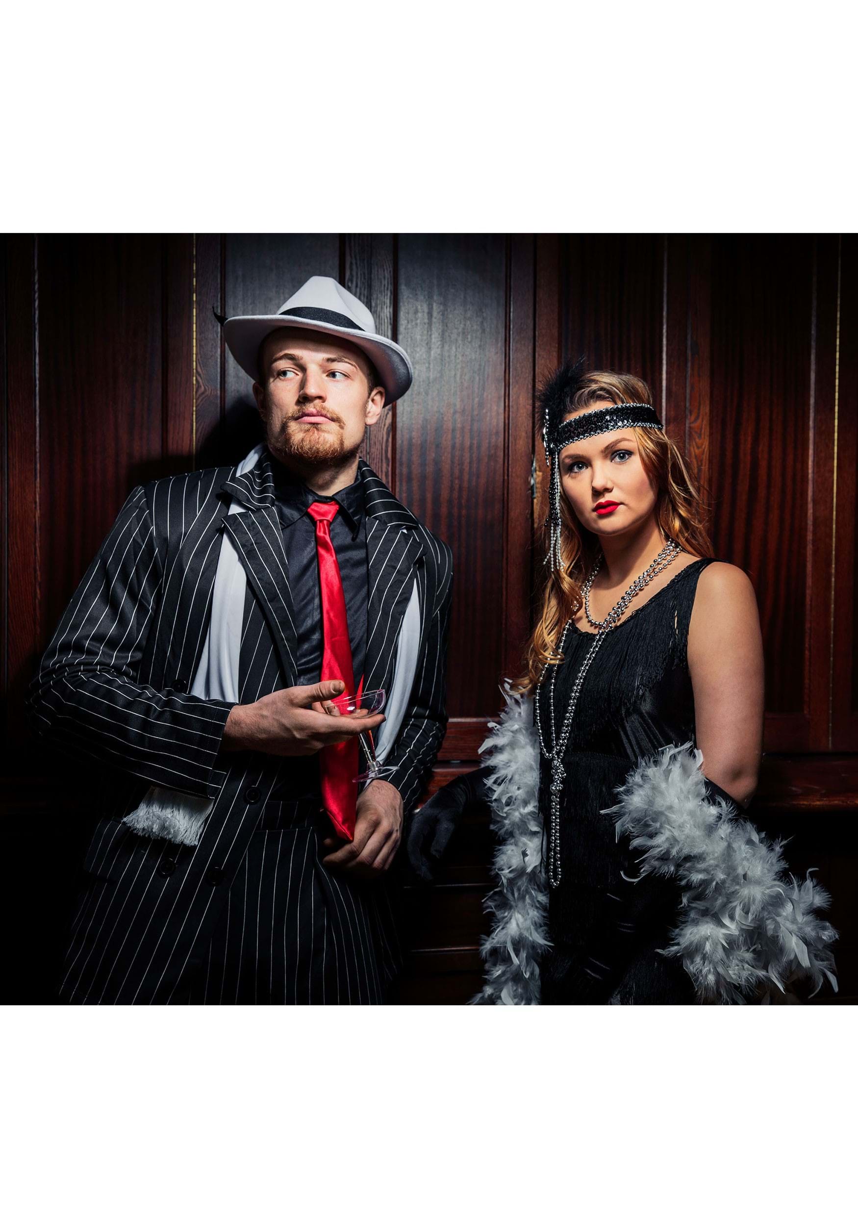 Women's Black 1920's Fringe Flapper Costume