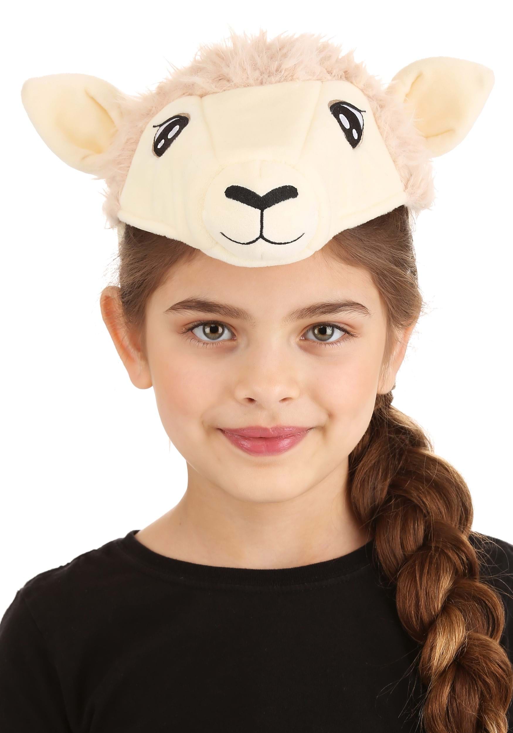 Plush Sheep Costume Headband 2 Plush Sheep Costume Headband