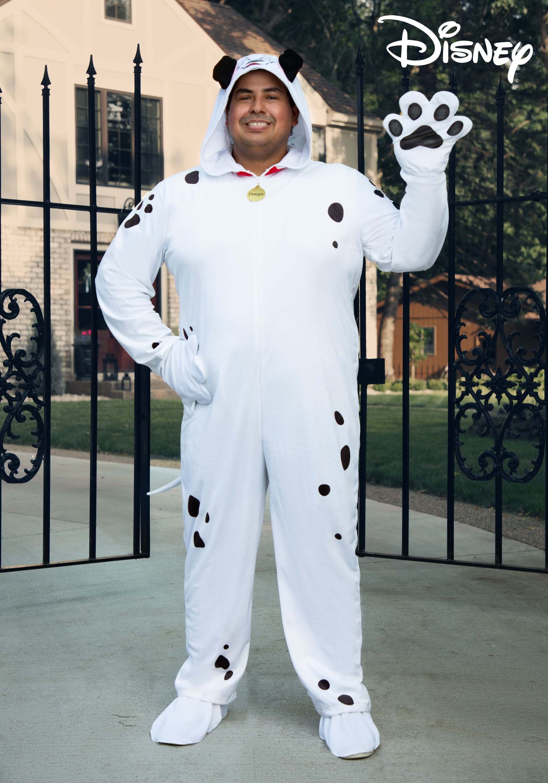Pongo Costume for Plus Size Men from Disney's 101 Dalmatians