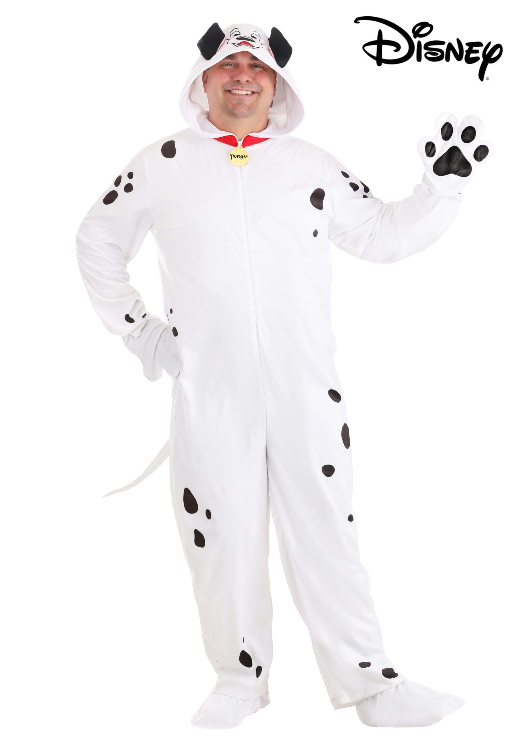 Pongo Costume for Plus Size Men from Disney's 101 Dalmatians