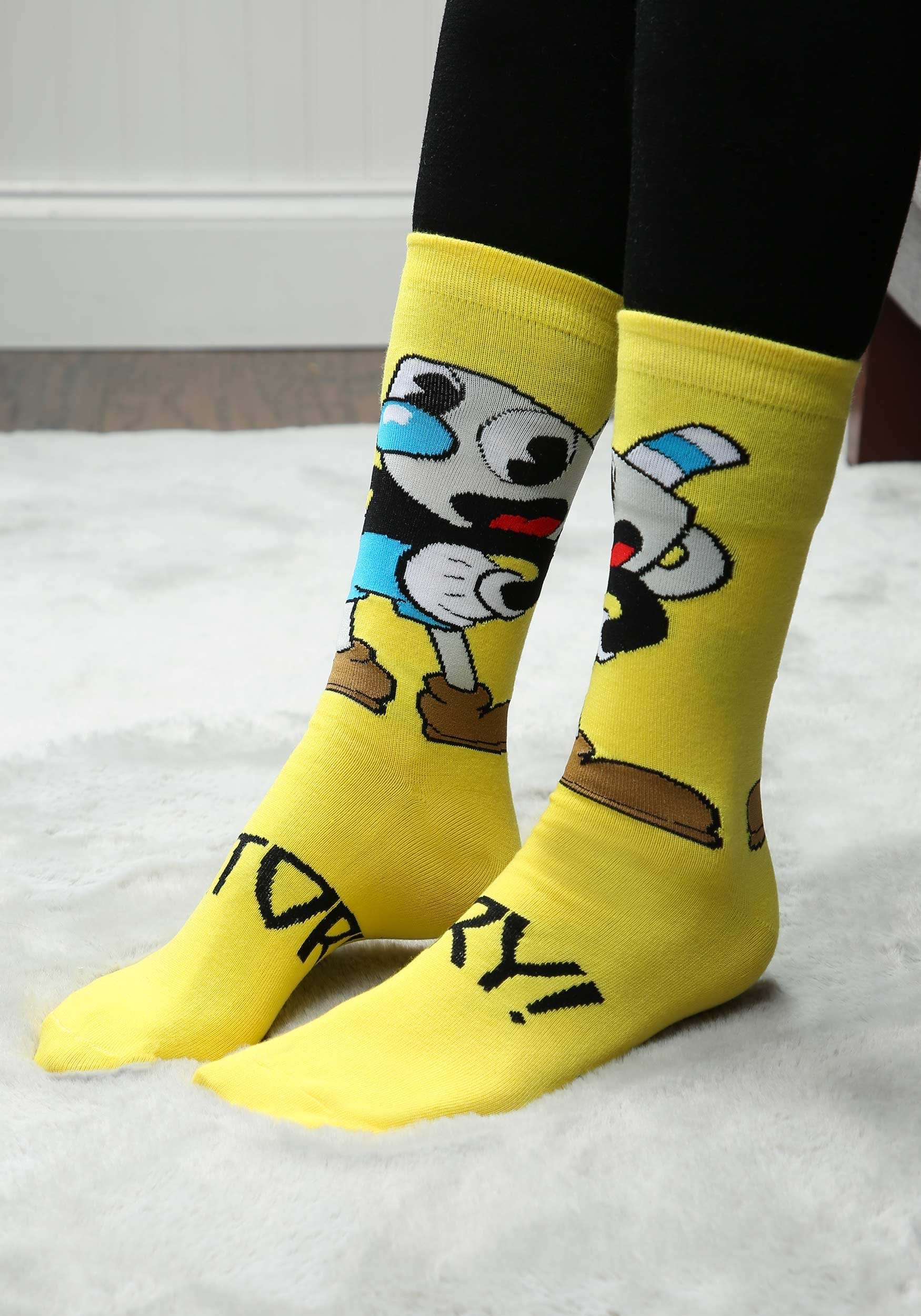 Mugman Victory! Crew Socks 3 Mugman Victory! Crew Socks