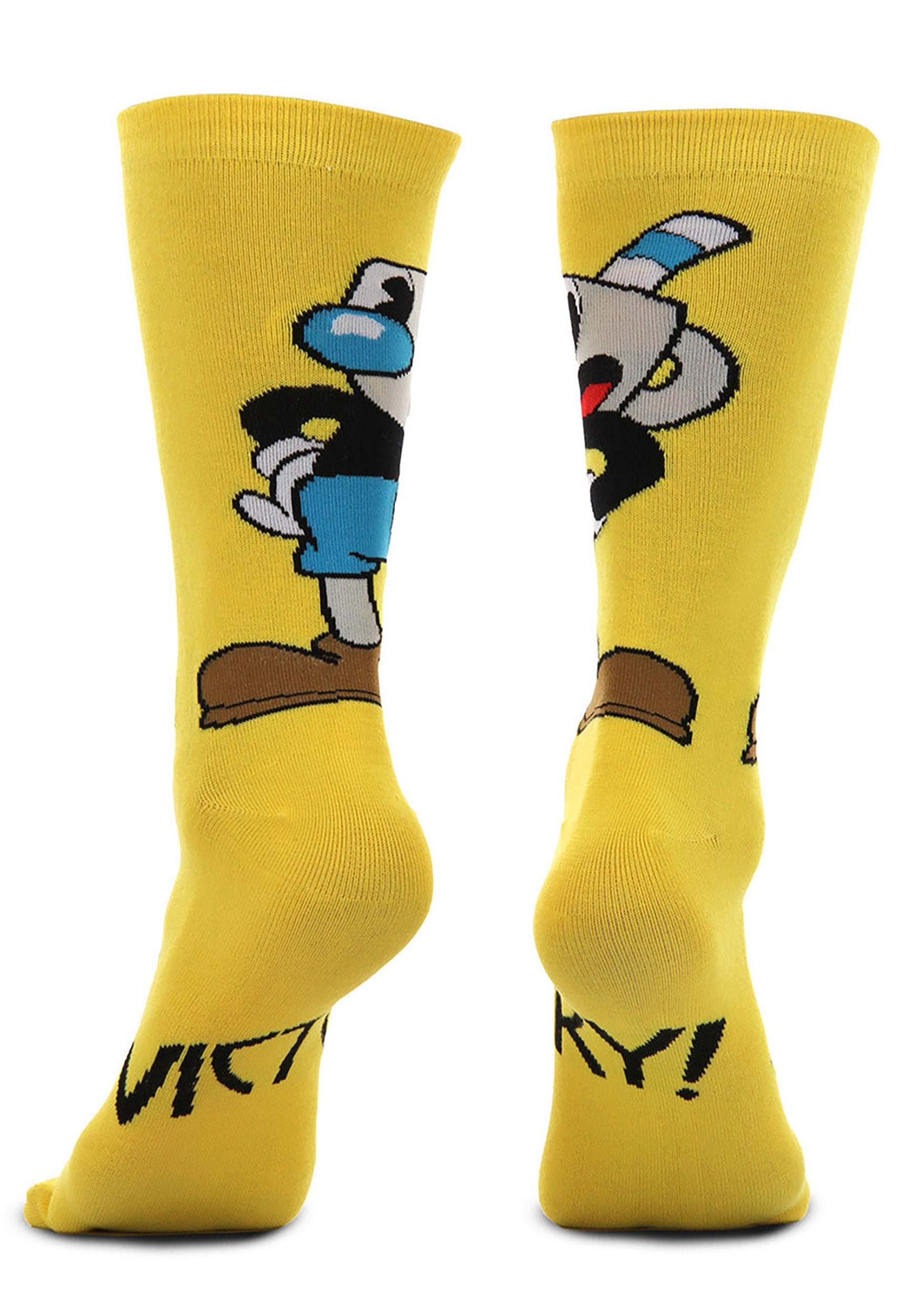 Mugman Victory! Crew Socks 5 Mugman Victory! Crew Socks