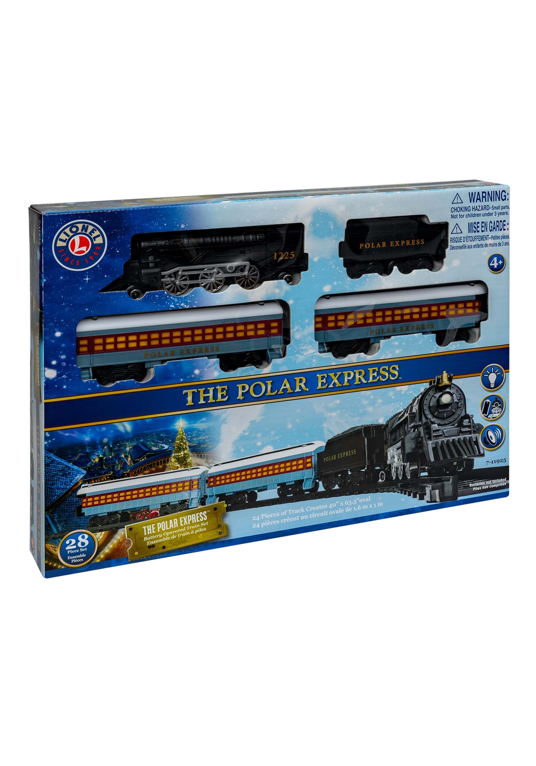 Battery Operated Mini Train Set, Polar Express