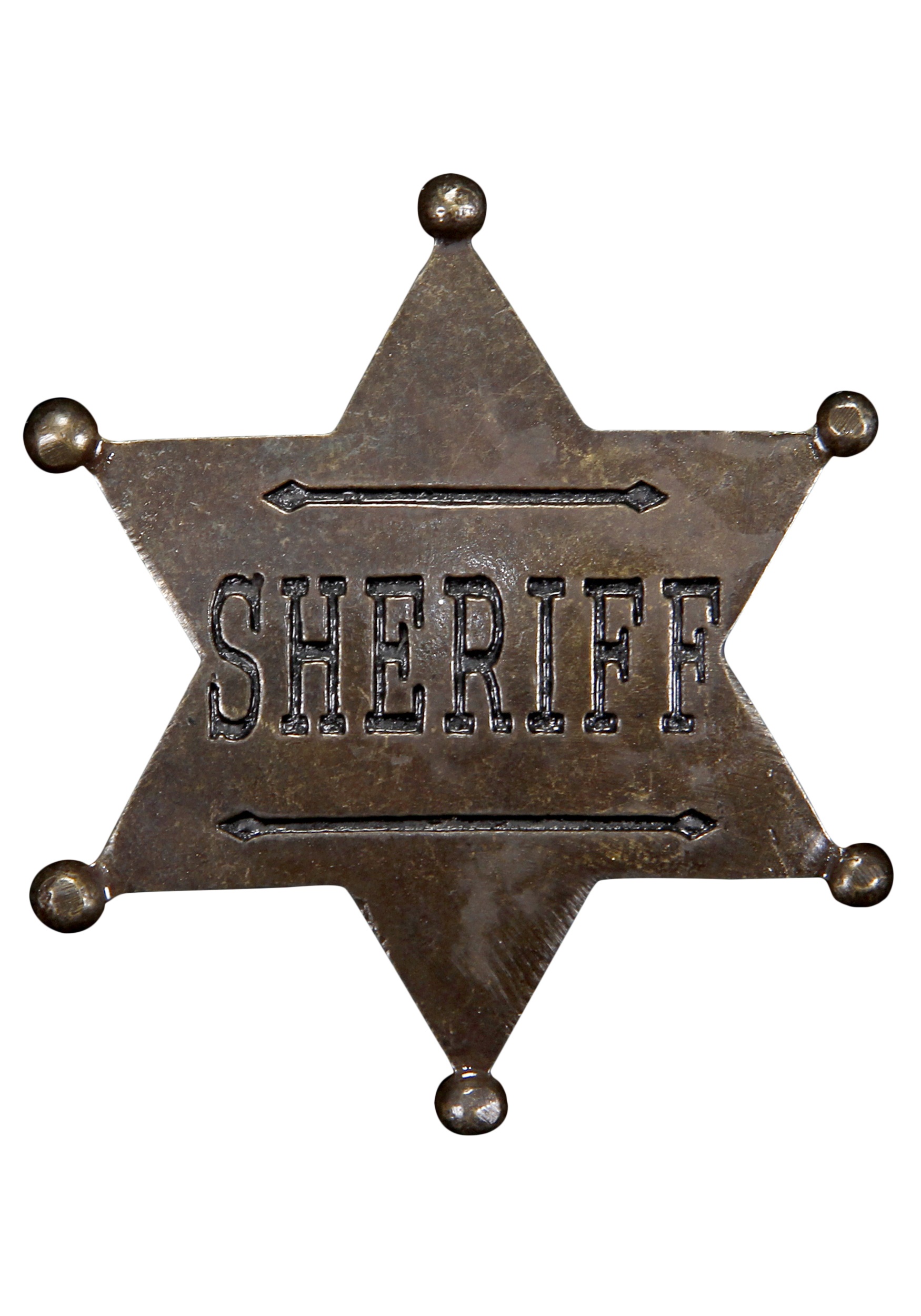 Bronze Sheriff Badge 1 Bronze Sheriff Badge