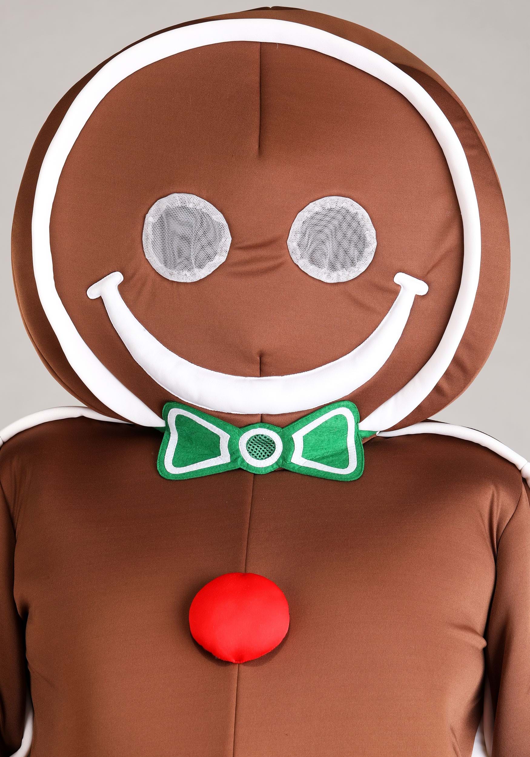 Plus Sized Iced Gingerbread Man Costume for Adults