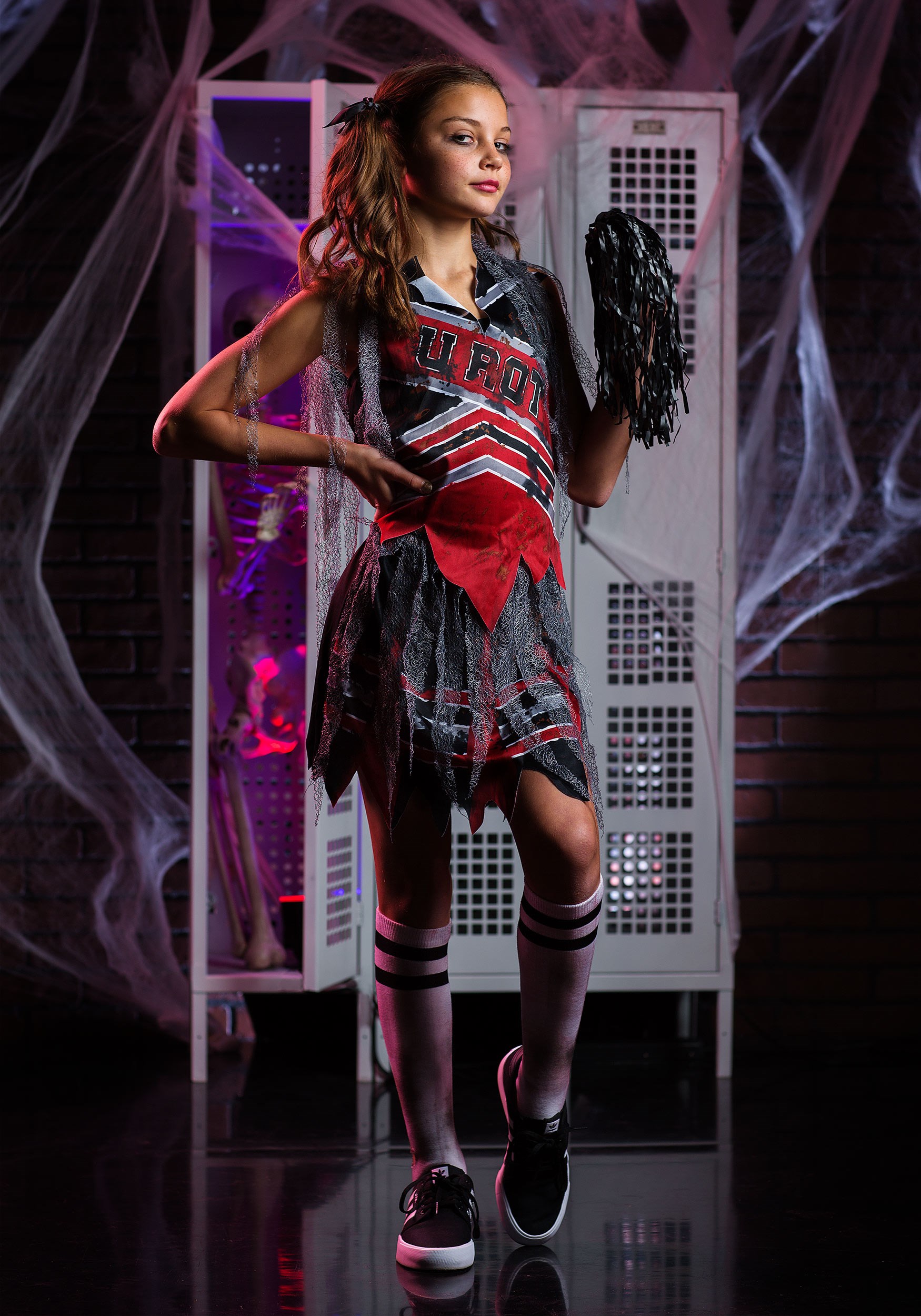Spiritless Cheerleader Girl's Costume