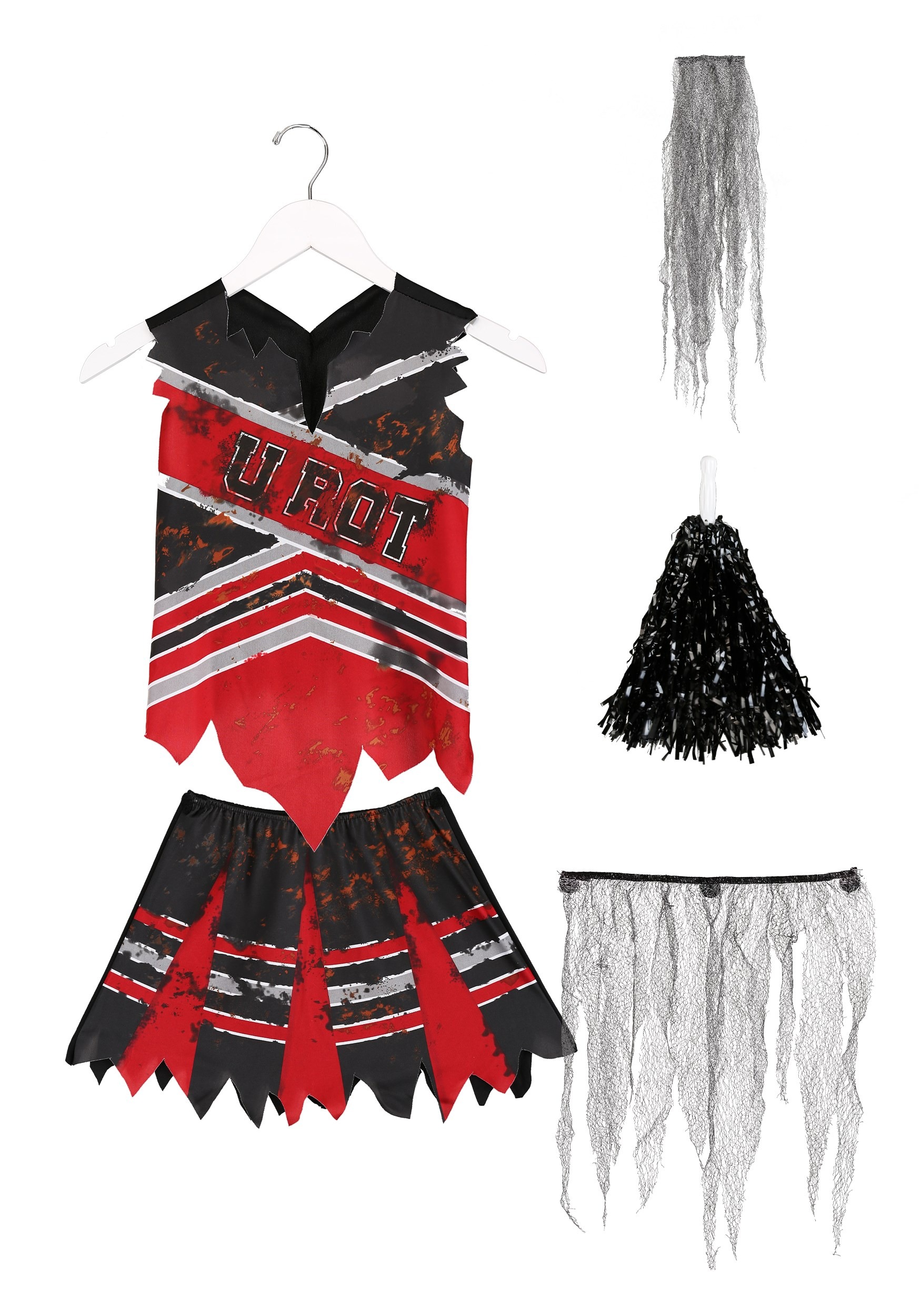 Spiritless Cheerleader Girl's Costume