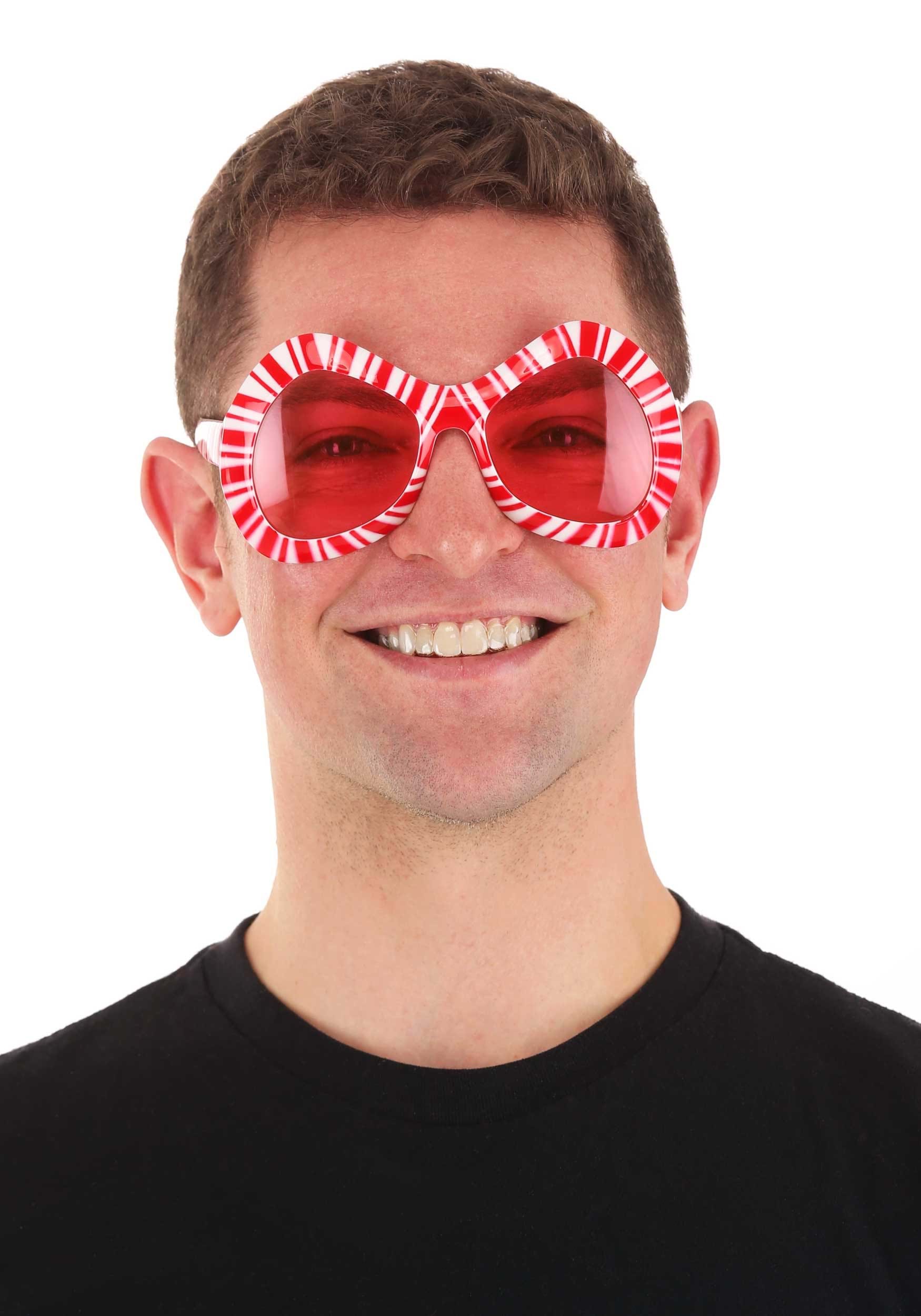 Mod Candy Cane Costume Glasses 3 Mod Candy Cane Costume Glasses