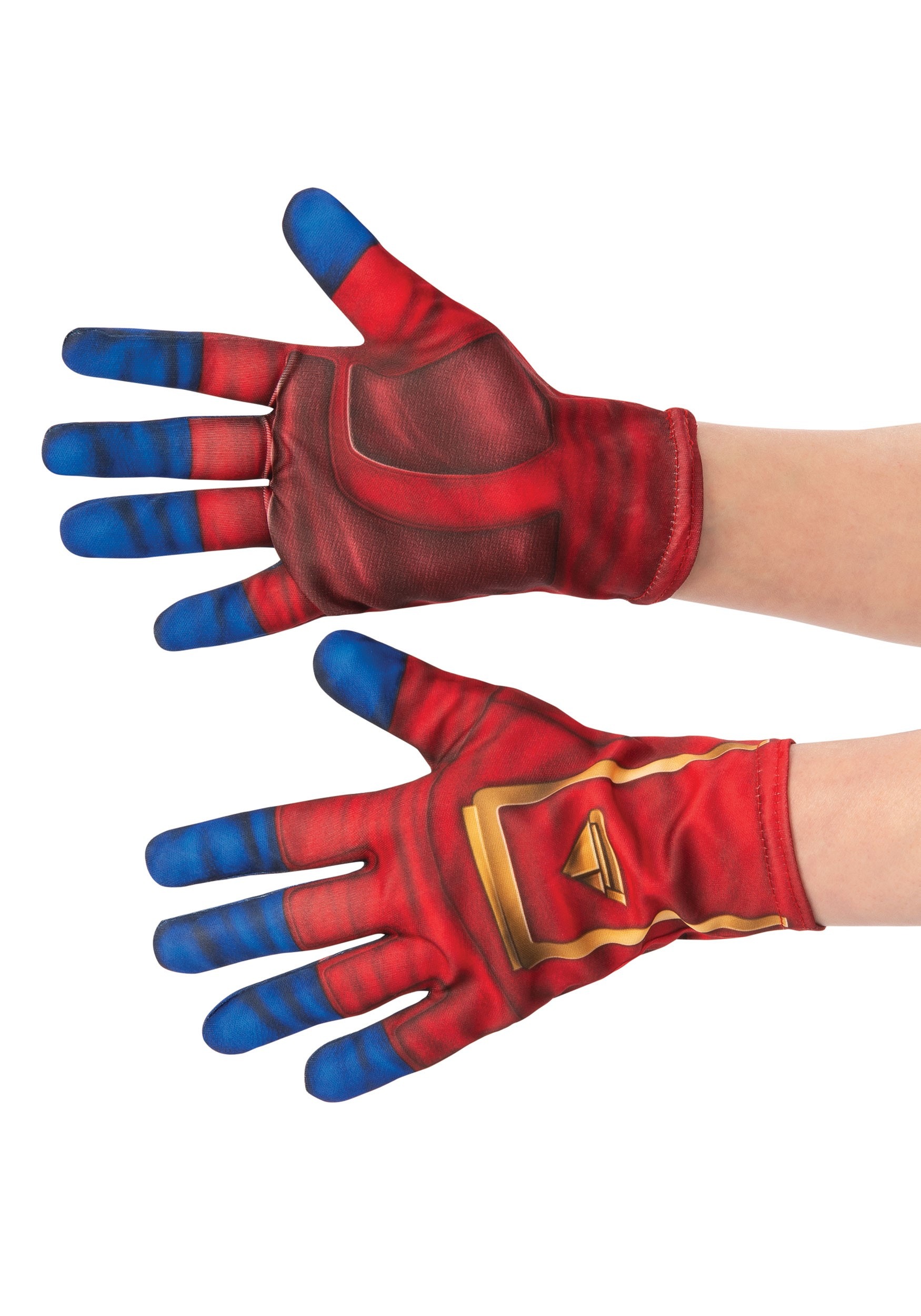 Captain Marvel Costume Gloves for Adults