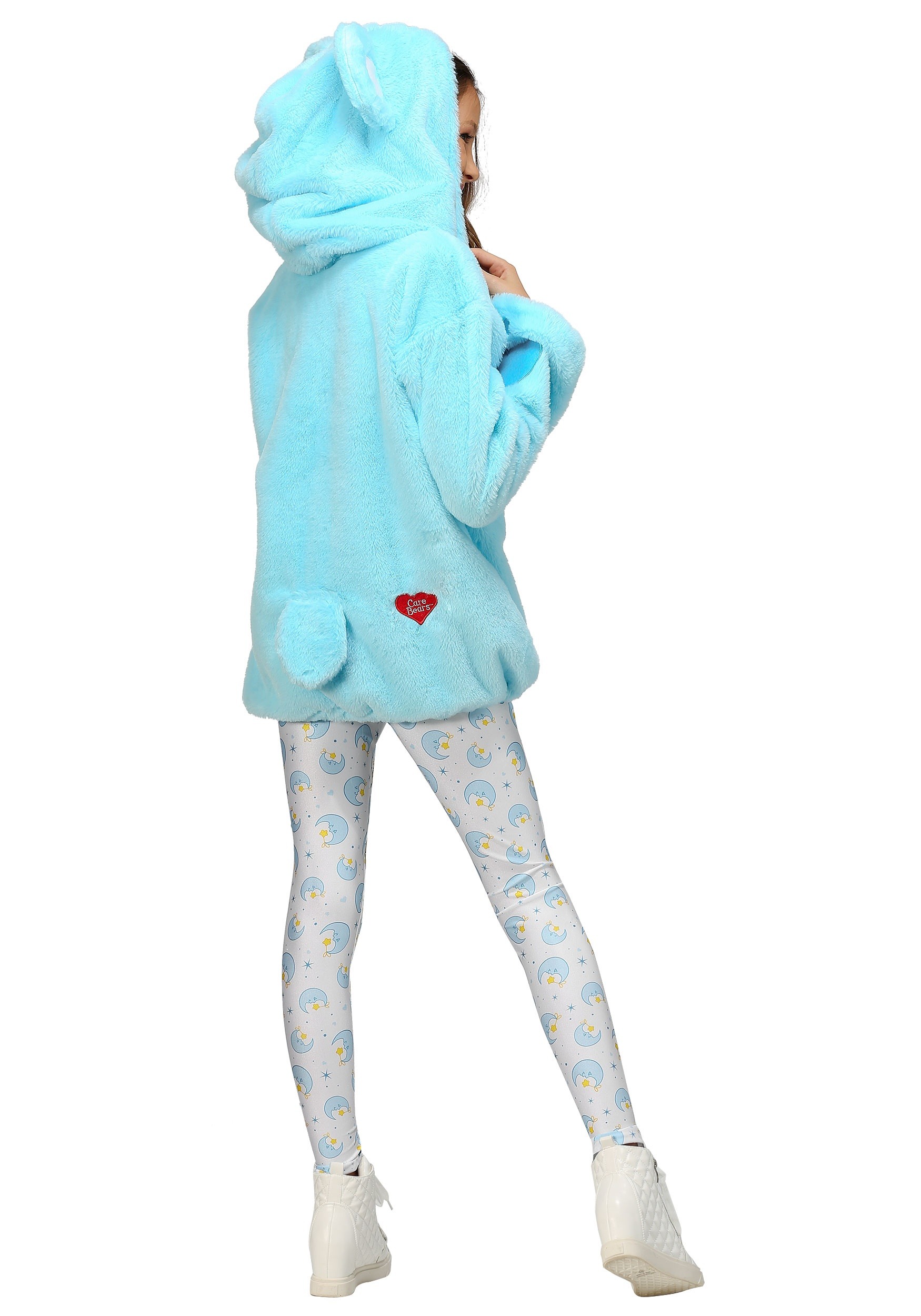 Care Bears Deluxe Bedtime Bear Hoodie Tween Costume 2 Care Bears Deluxe Bedtime Bear Hoodie Tween Costume