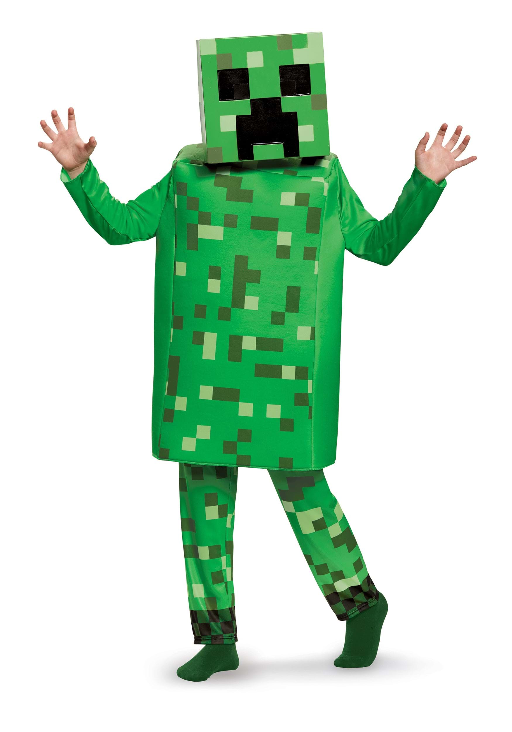 Kid's Minecraft Creeper Deluxe Costume