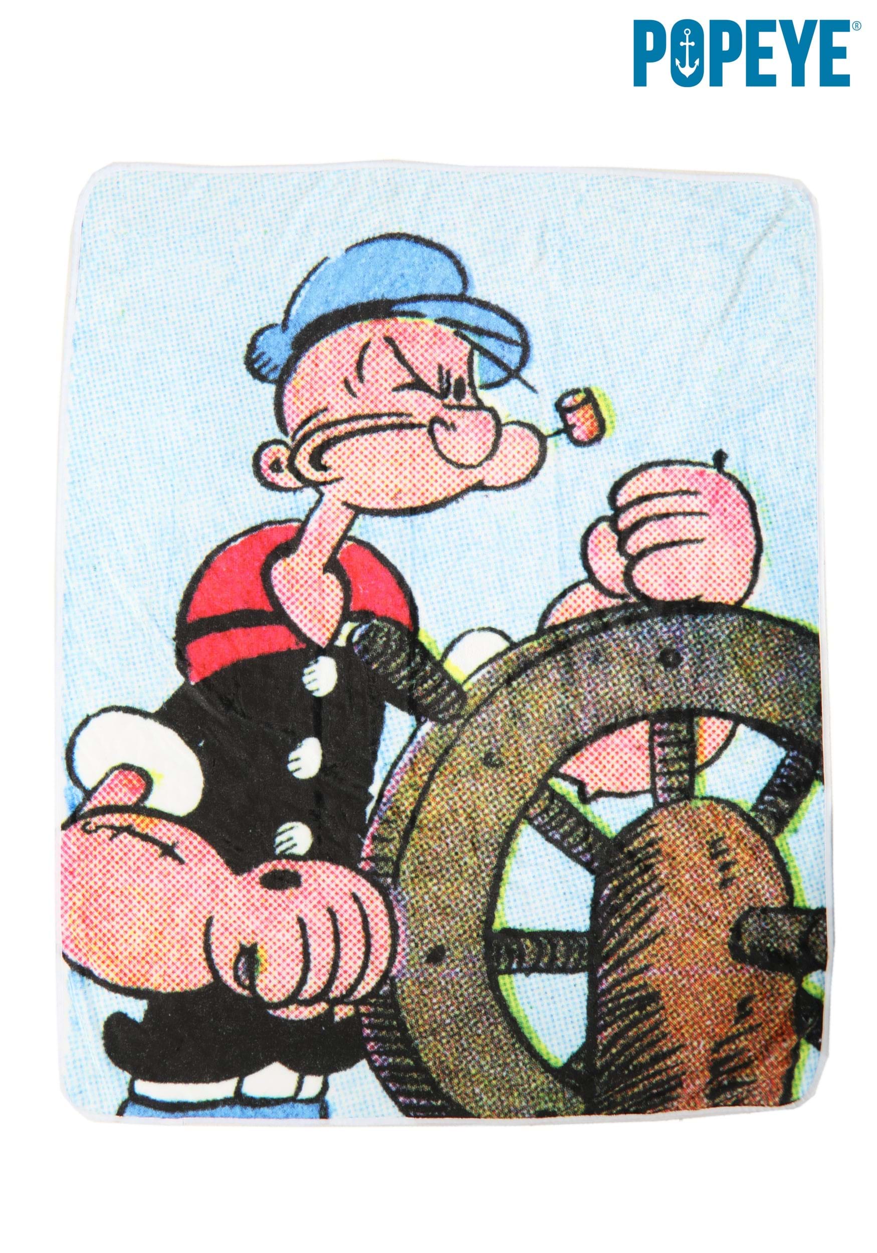 Popeye 60x48 Comfy Throw Blanket