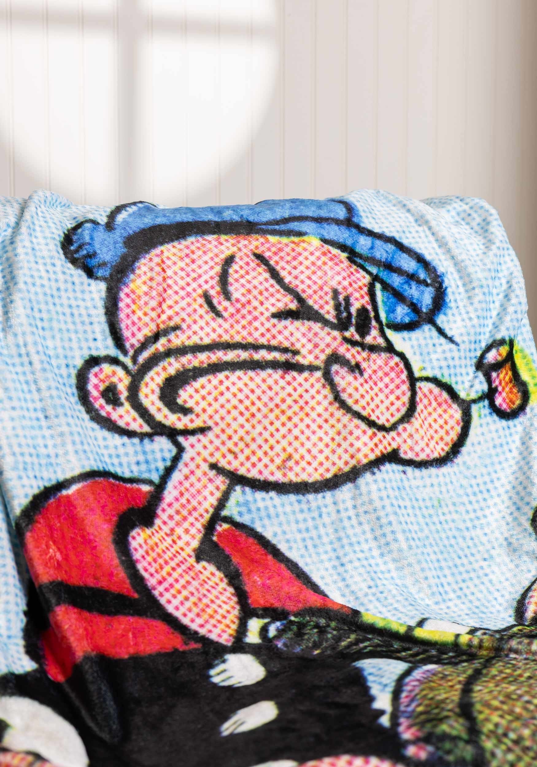 Popeye 60x48 Comfy Throw Blanket 3 Popeye 60x48 Comfy Throw Blanket