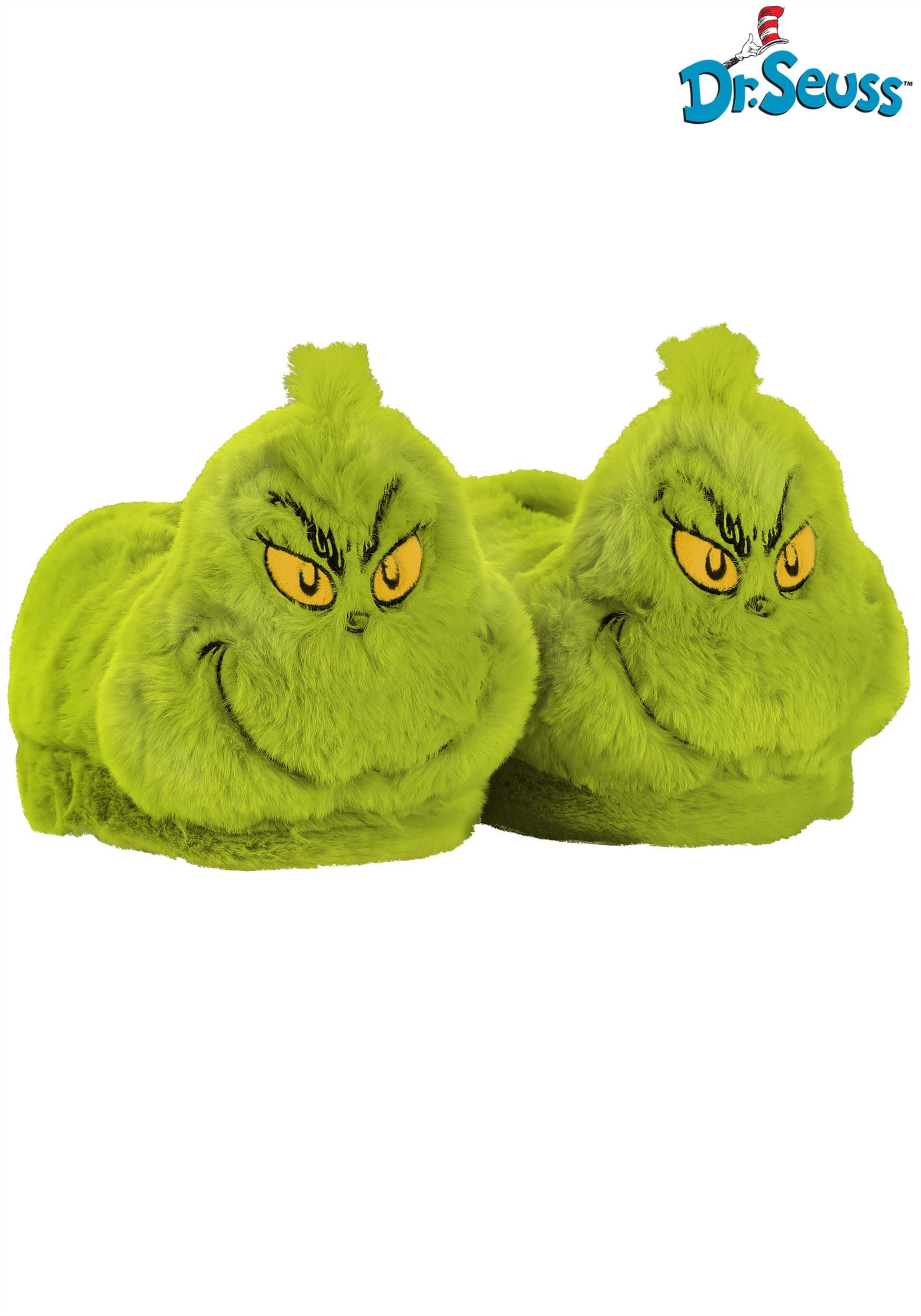 The Grinch 3D Character Slippers for Adults