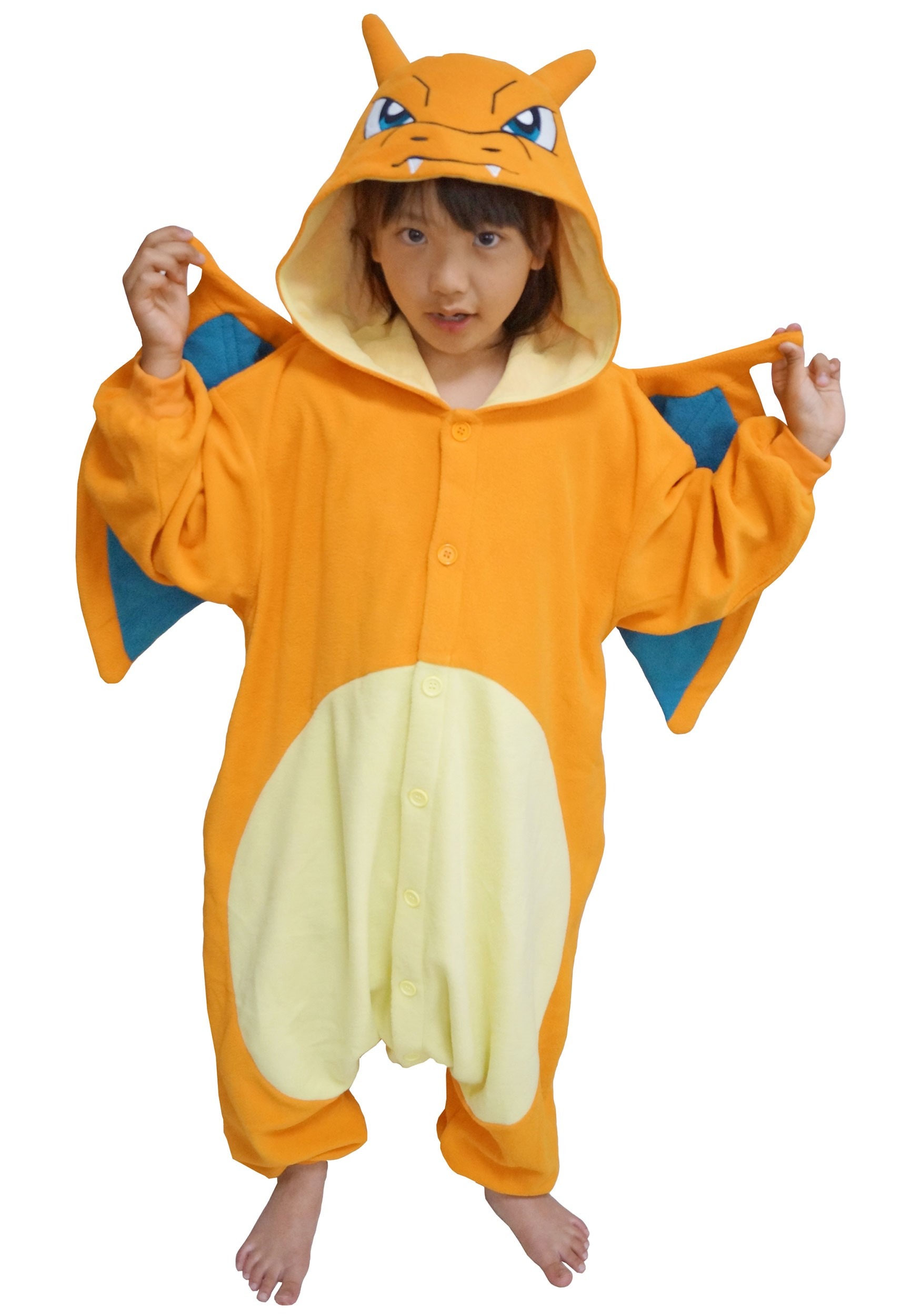 Pok茅mon Kid's Charizard Kigurumi Costume