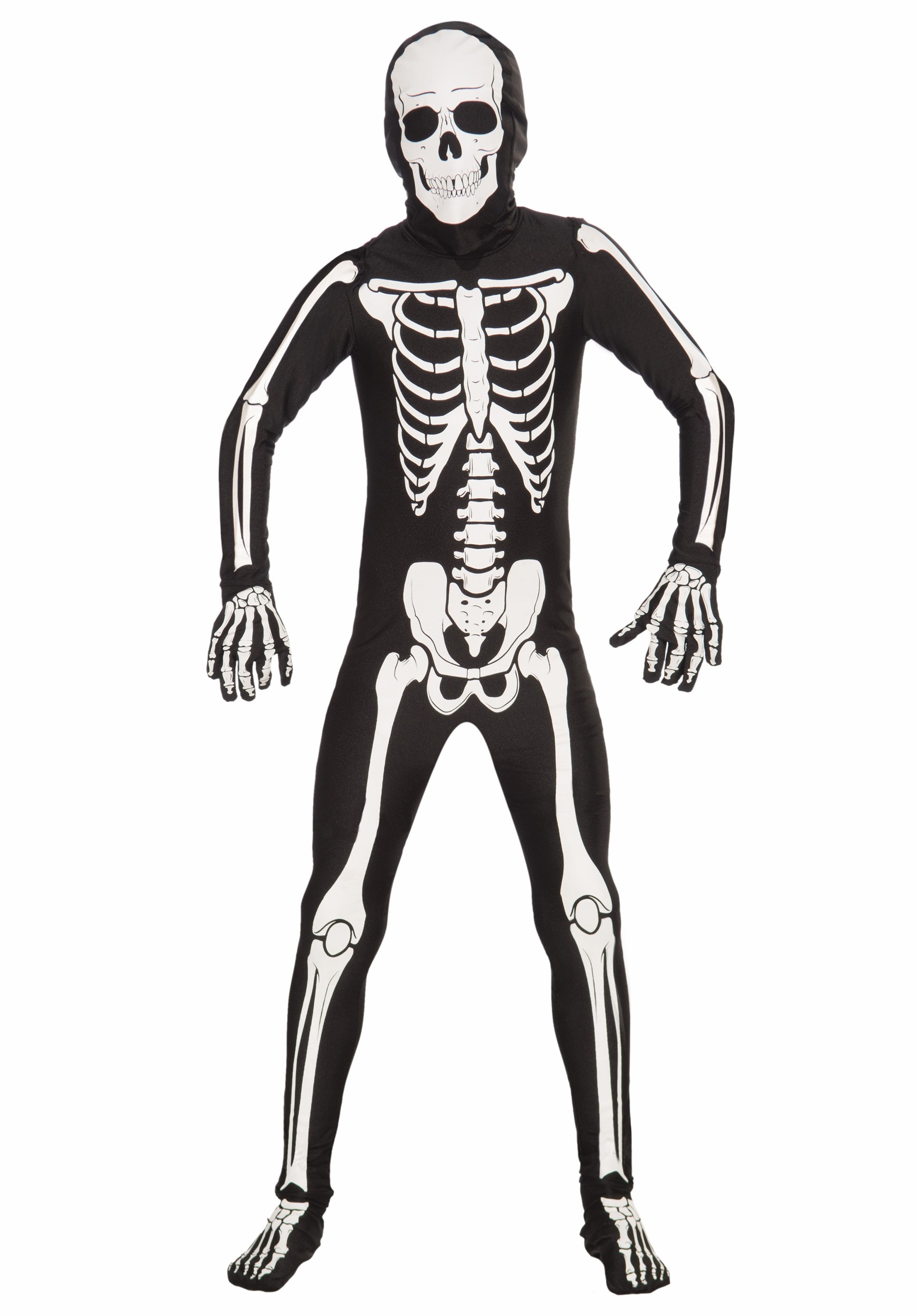 Bone Skin Suit Costume for Kids